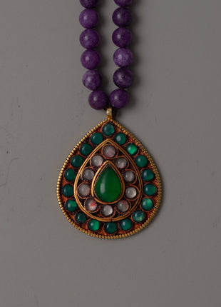 Amethyst Bead Necklace | Radiant Beauty with Spiritual Significance
