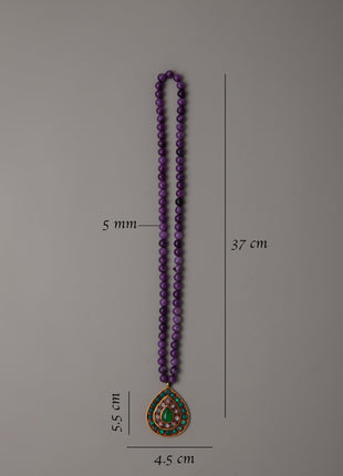 Amethyst Bead Necklace | Radiant Beauty with Spiritual Significance