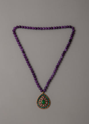 Amethyst Bead Necklace | Radiant Beauty with Spiritual Significance