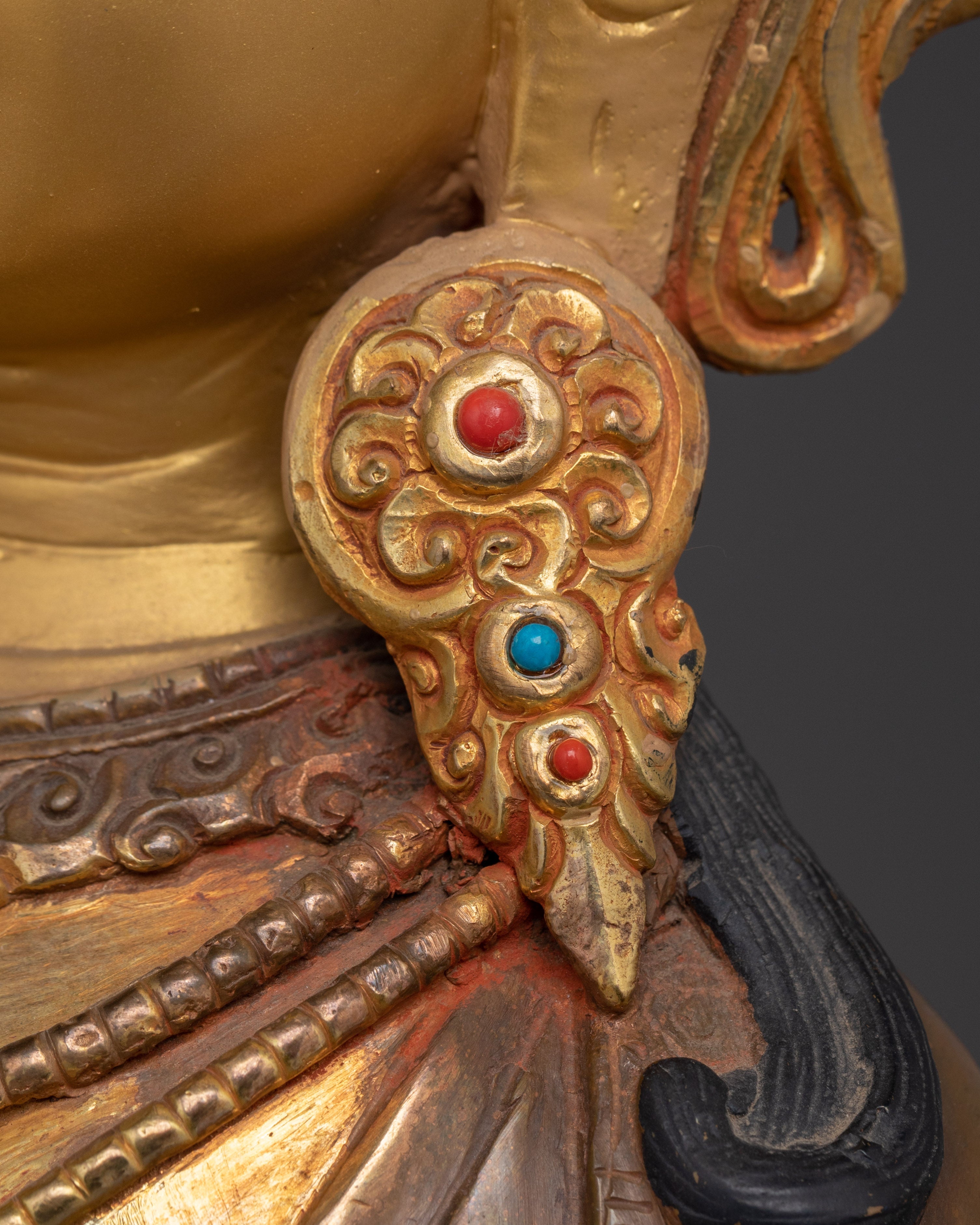 Tibetan Buddhist Purifier Deity vajrasattva Art | Dorje Sempa Sculpture