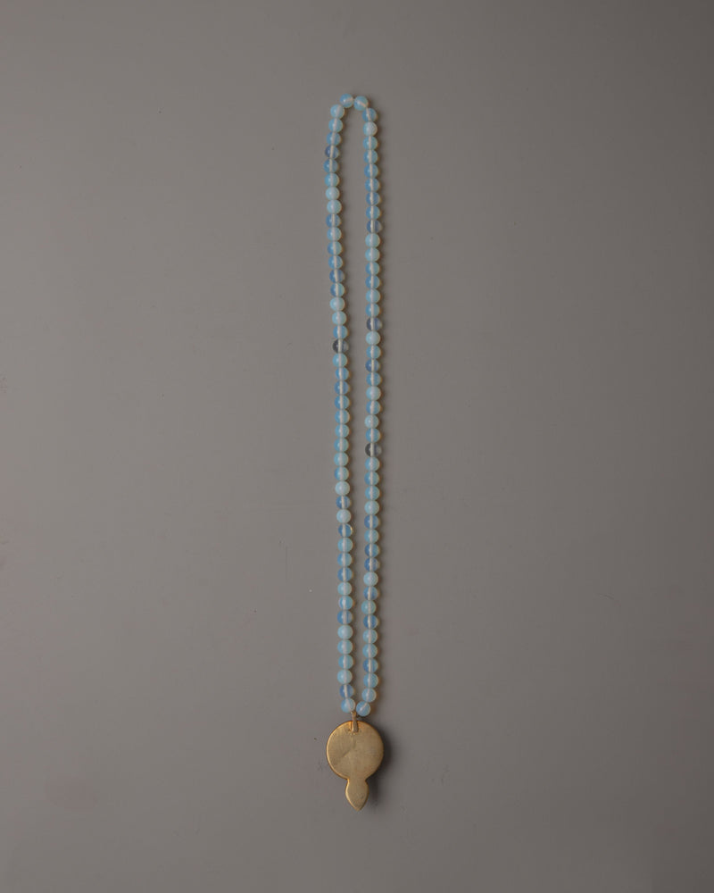 Moon Stone Mala Bead Necklace | Elevating Your Spiritual Connection and Inner Harmony