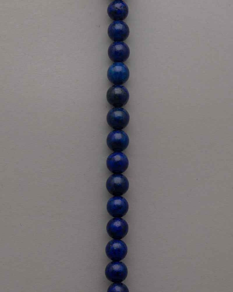 Lapis Lazuli Beaded Necklace | Exquisite Accessory for Sophisticated Ensembles