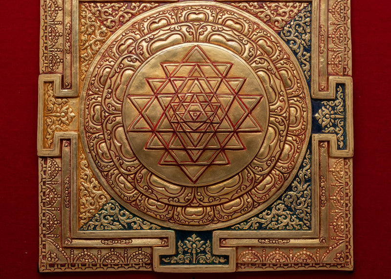 Shree Yantra Wall Hanging | Elevate Your Home Decor with Sacred Symbolism