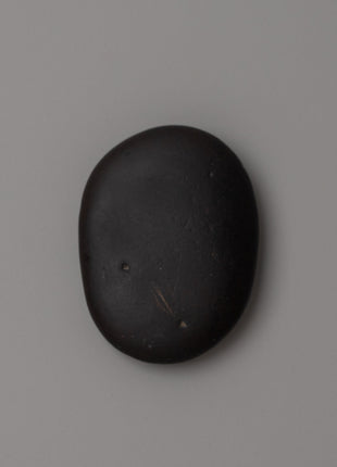 Mahakala Face On Shaligram Shila | Symbolizing Strength and Spiritual Safeguarding