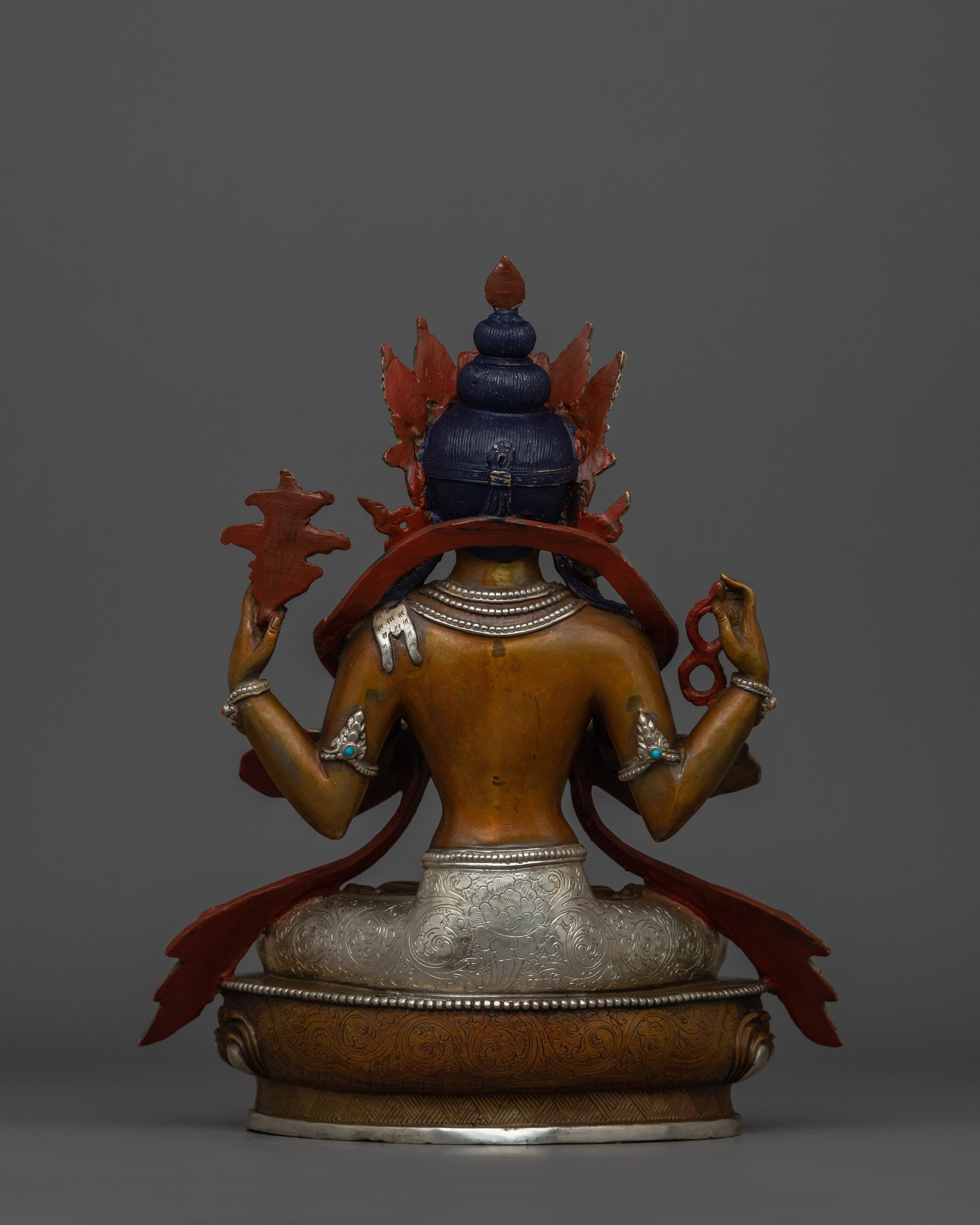 Figurine of Compassionate Deity Chenrezig | A Journey into Compassion