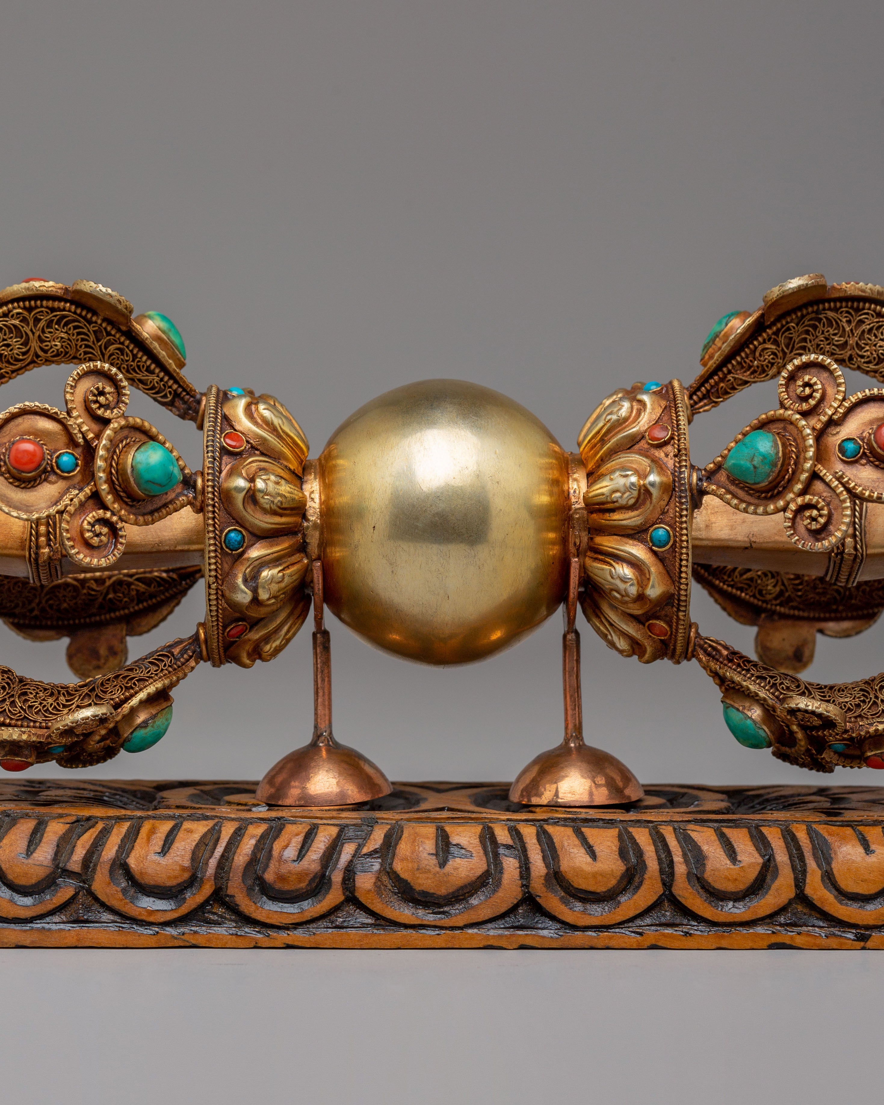 Buddhist Shrine Vajra With Stand | Symbol of Protection & Strength