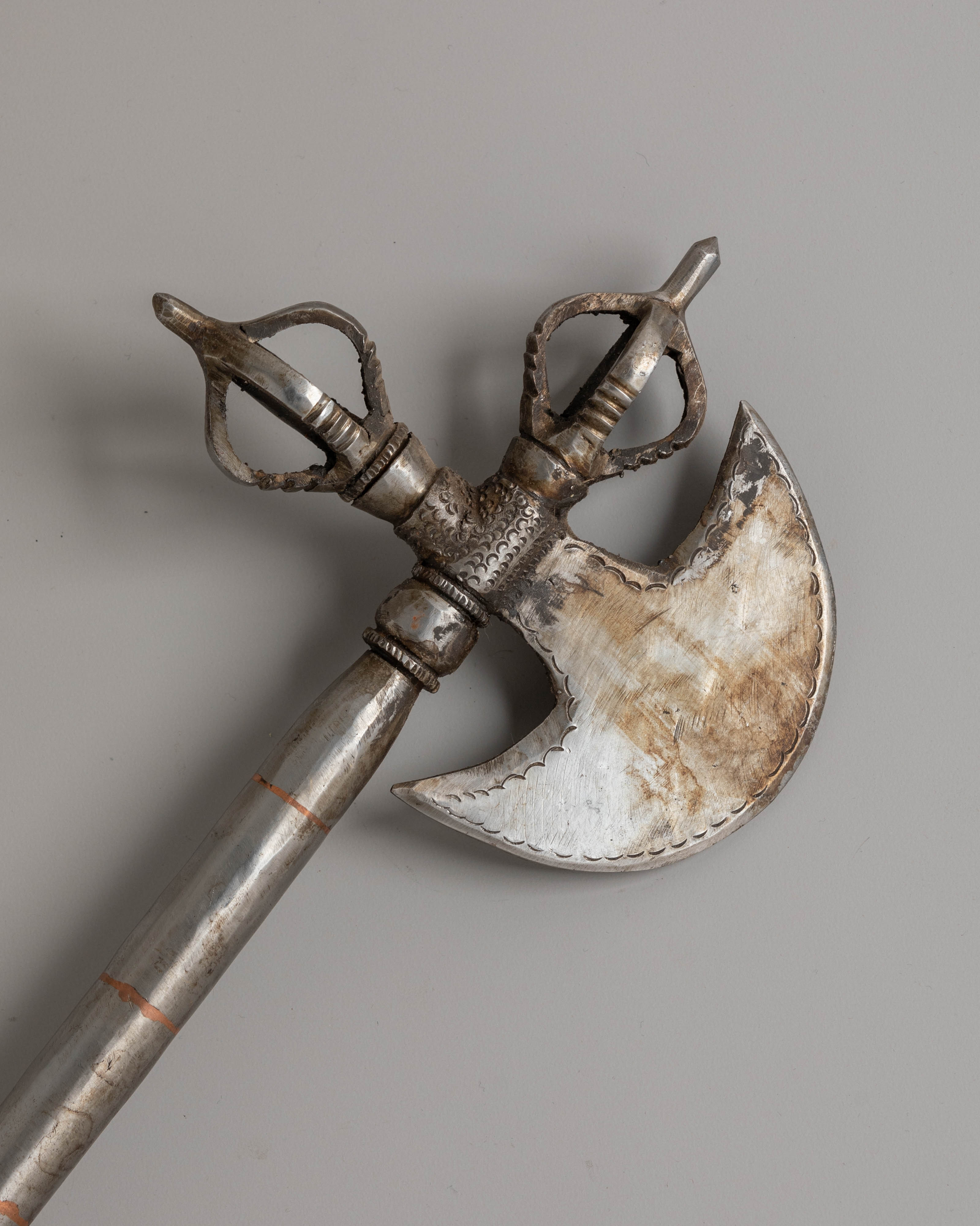 Handmade Buddhist Kartika Knife Axe | Tibetan Ritual Blade