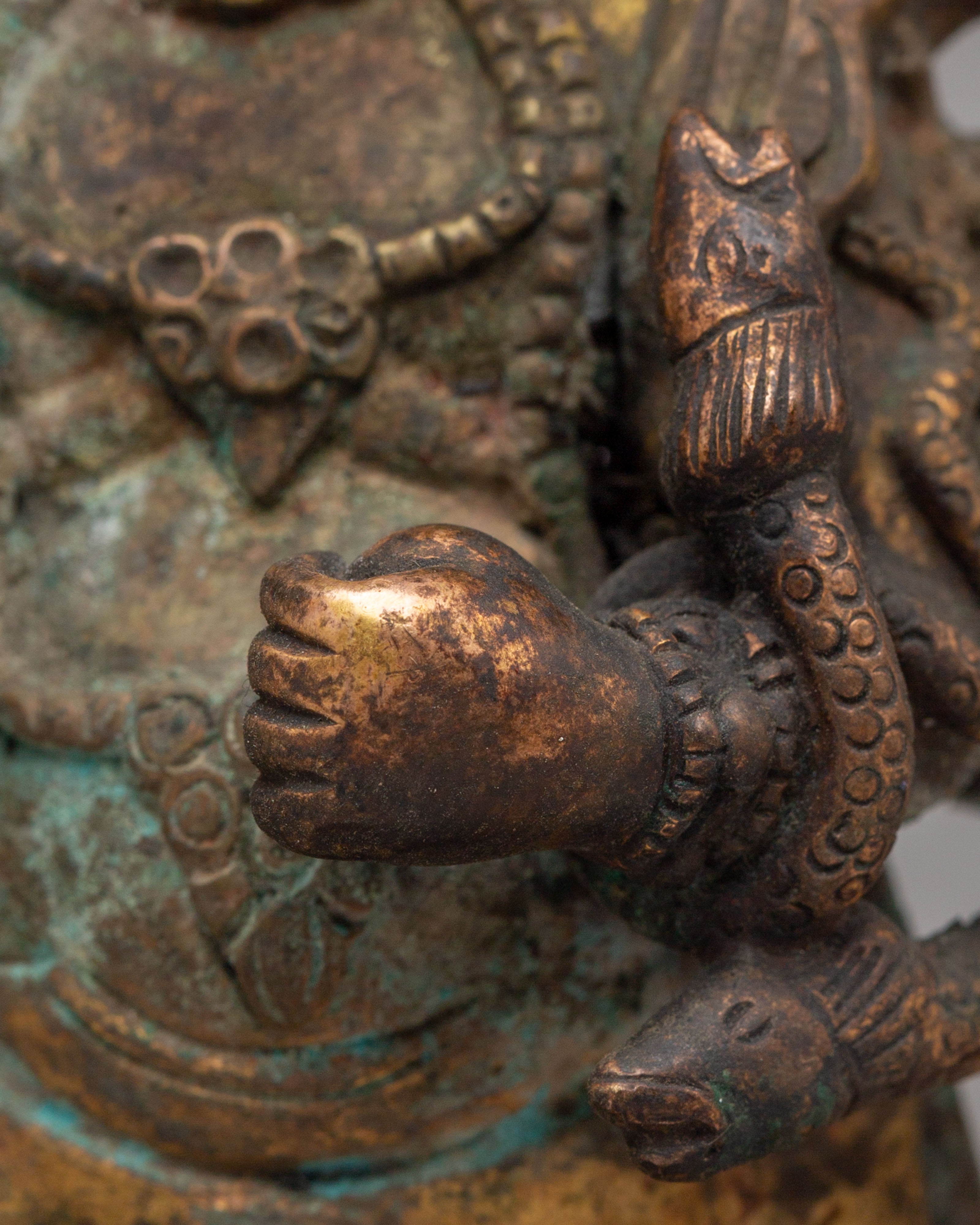 Traditional Ucchusma Figurine | Buddhist Purification Deity