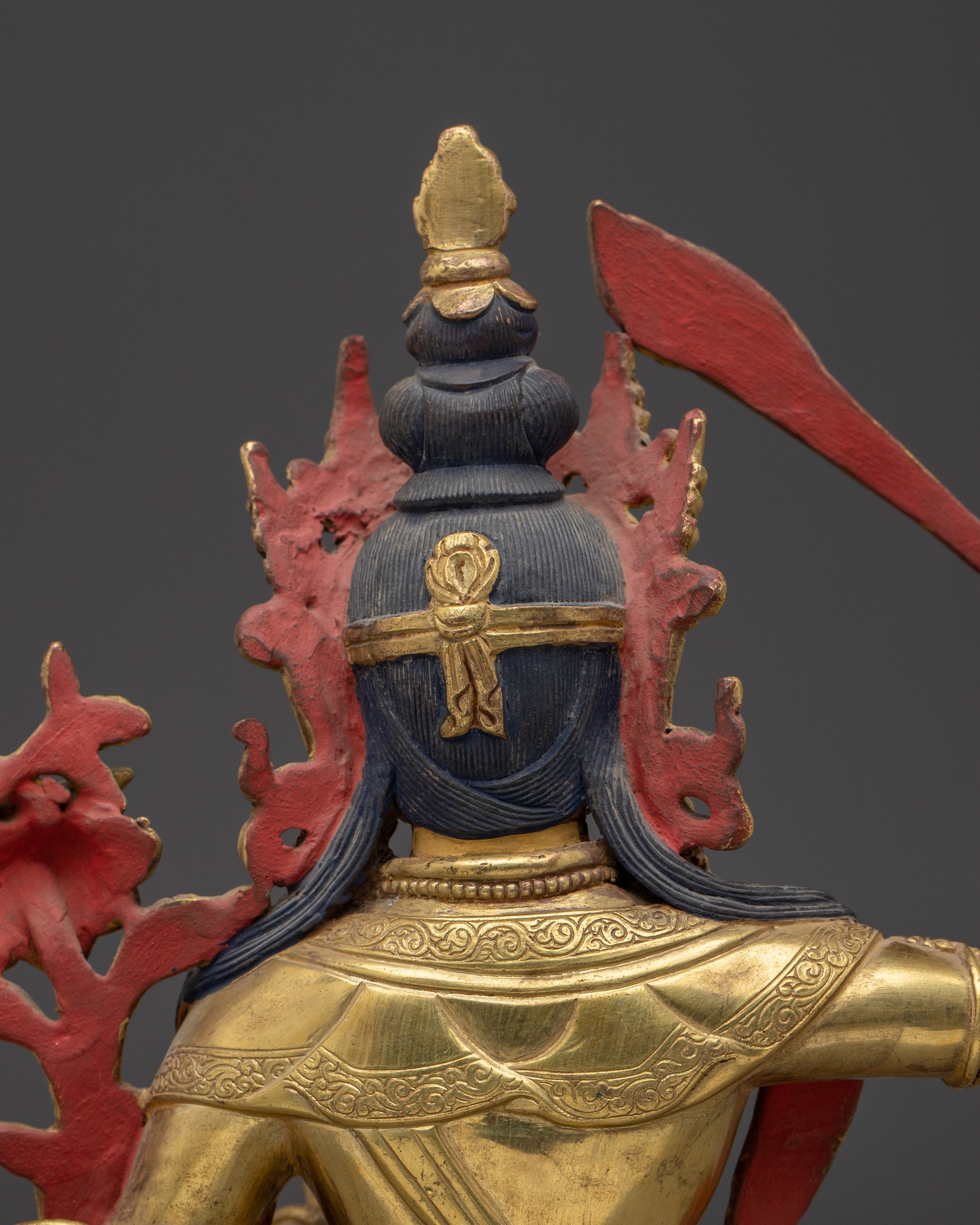 Handmade Divine Wisdom Bodhisattva Manjusrhi Statue | The Deity of Knowledge