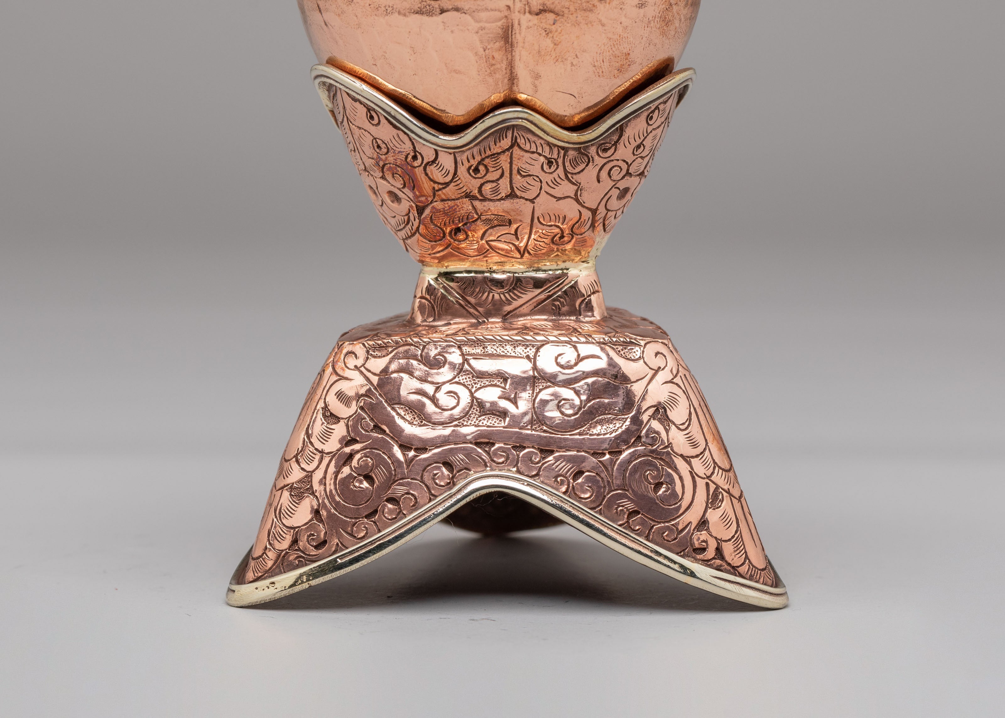 Ceremonial Kapala Set | Traditional Buddhist Ritual Vessels