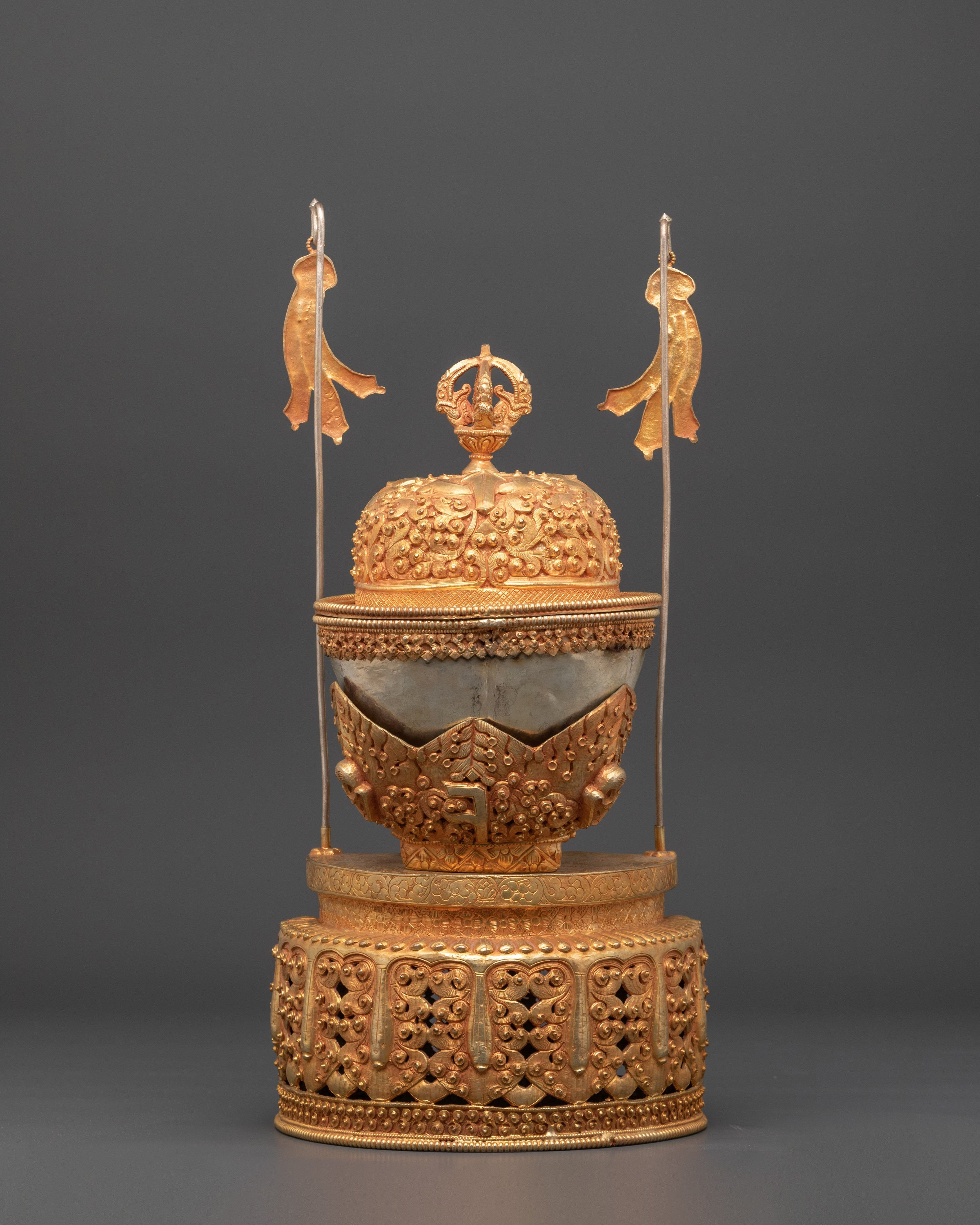 Buddhist Ritual Cup Kapala | Tibetan Rituals, Offerings