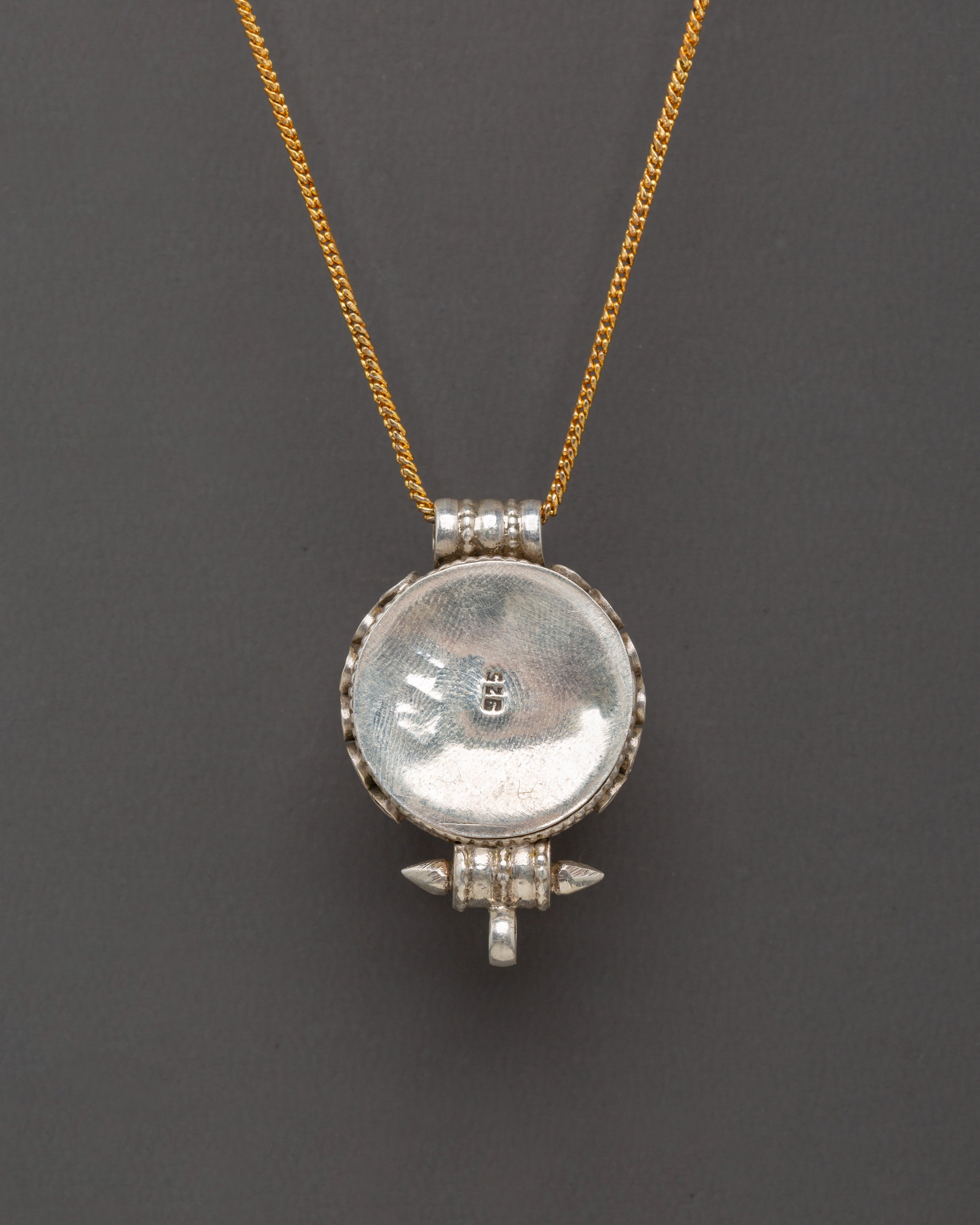 Tribal Prayer Box Locket | Tibetan Sterling Silver Jewelry with Coral & Turquoise