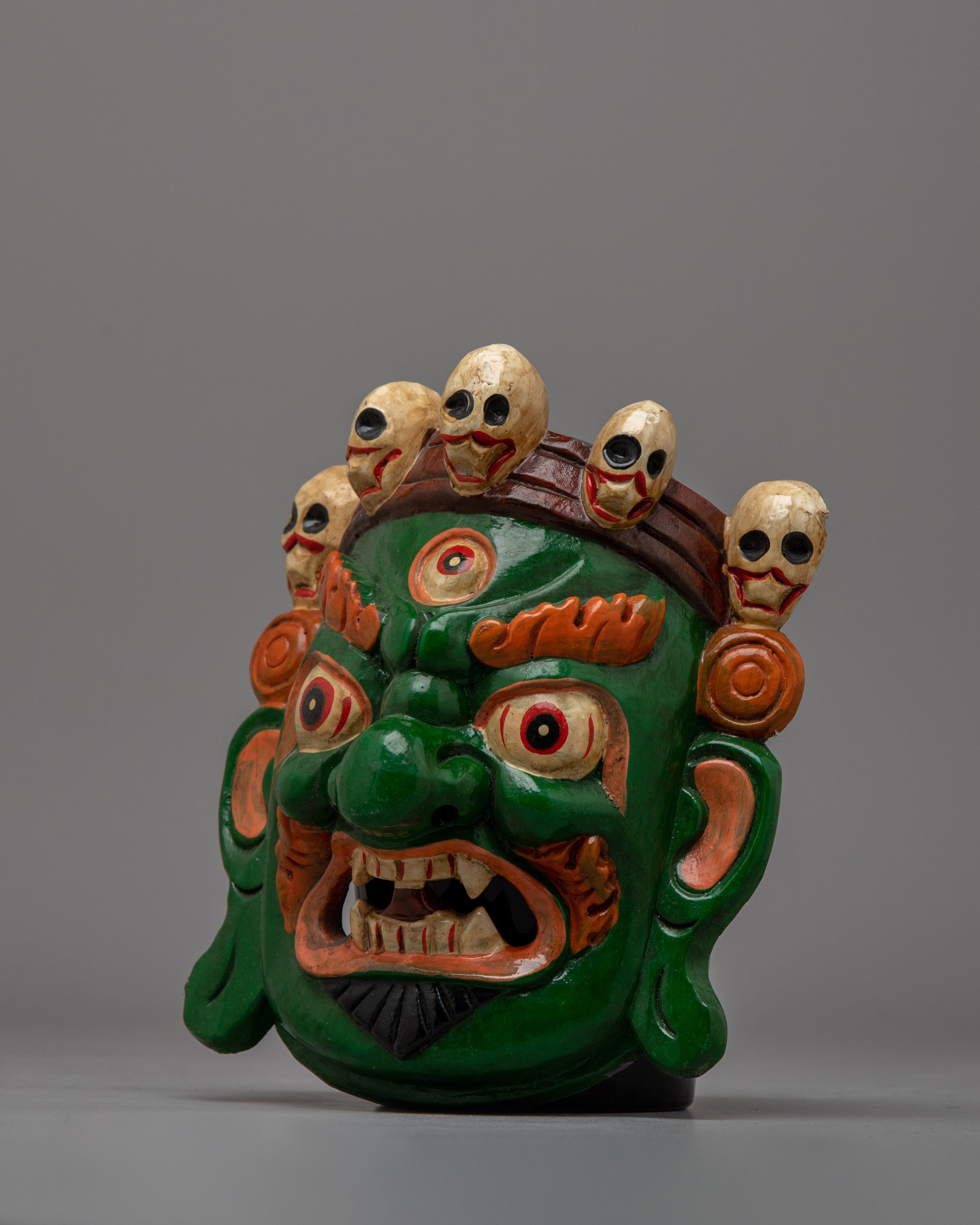 Nepal Mahakala Mask | Embodying the Fierce and Protective Spirit of Tibetan Tradition