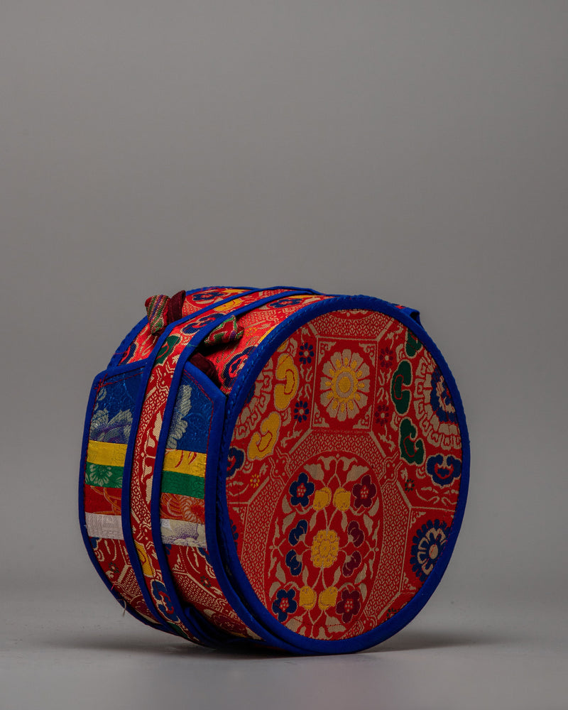 Tibetan Damaru Drum | Handcrafted Spiritual Instrument for Meditation and Rituals