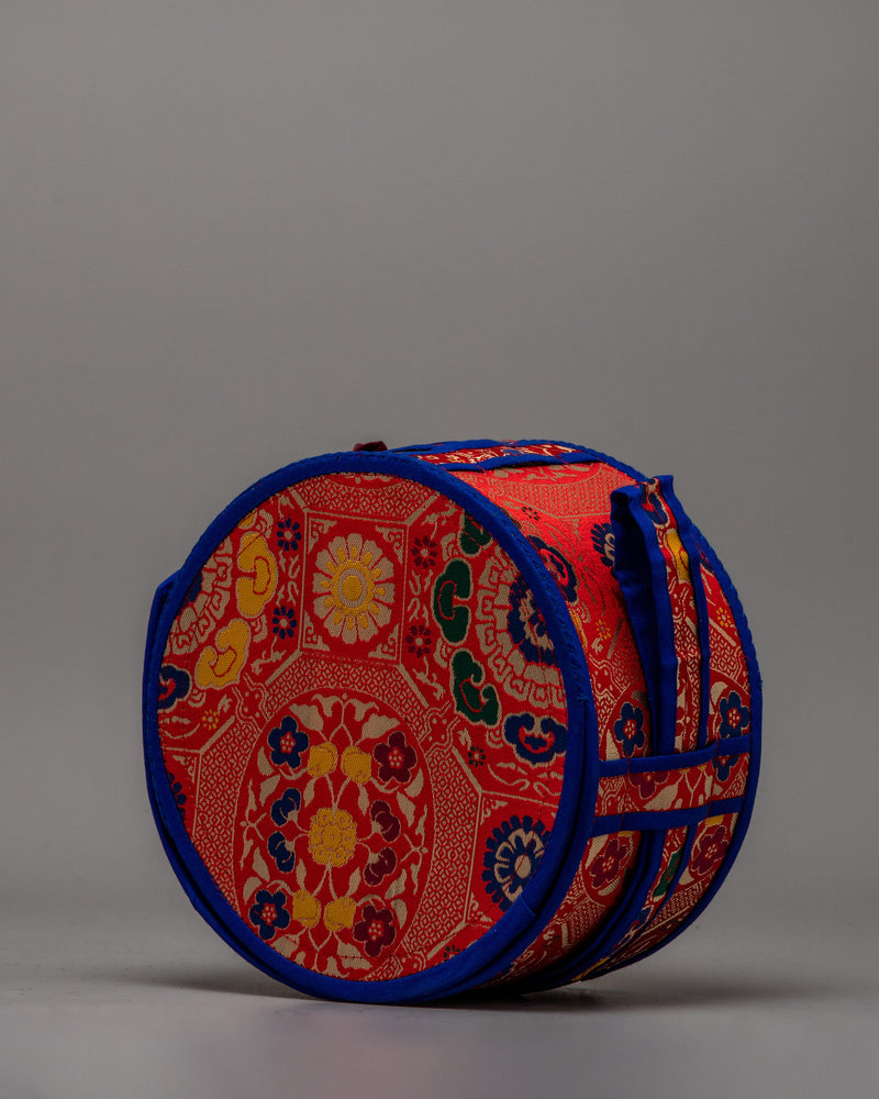 Tibetan Damaru Drum | Handcrafted Spiritual Instrument for Meditation and Rituals