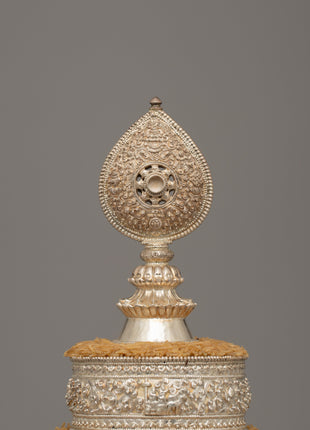 Pure Silver Mandala Offering Set | Unique Gifts for Spiritual Practitioners and Collectors