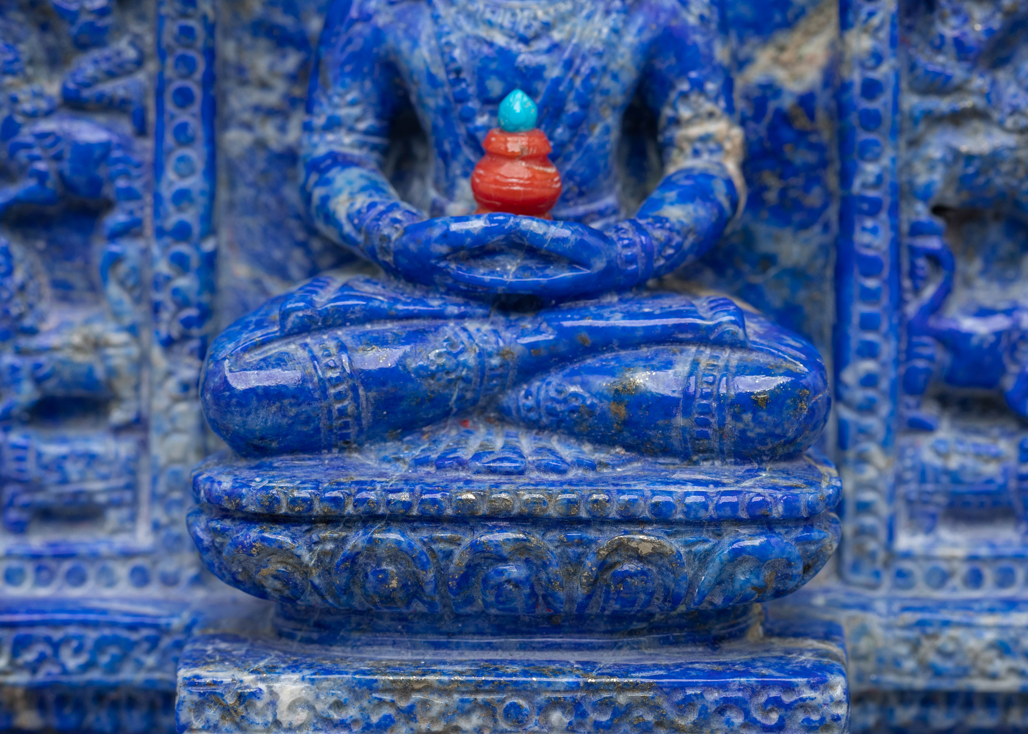 Handcrafted Buddhist Amitayus Statue | Deity of Longevity