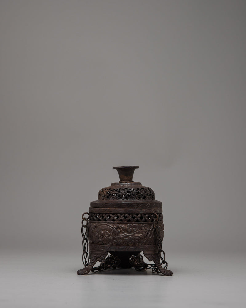 Tibetan Hanging Incense Burner | Elevating Spiritual Practices with Fragrant Offerings