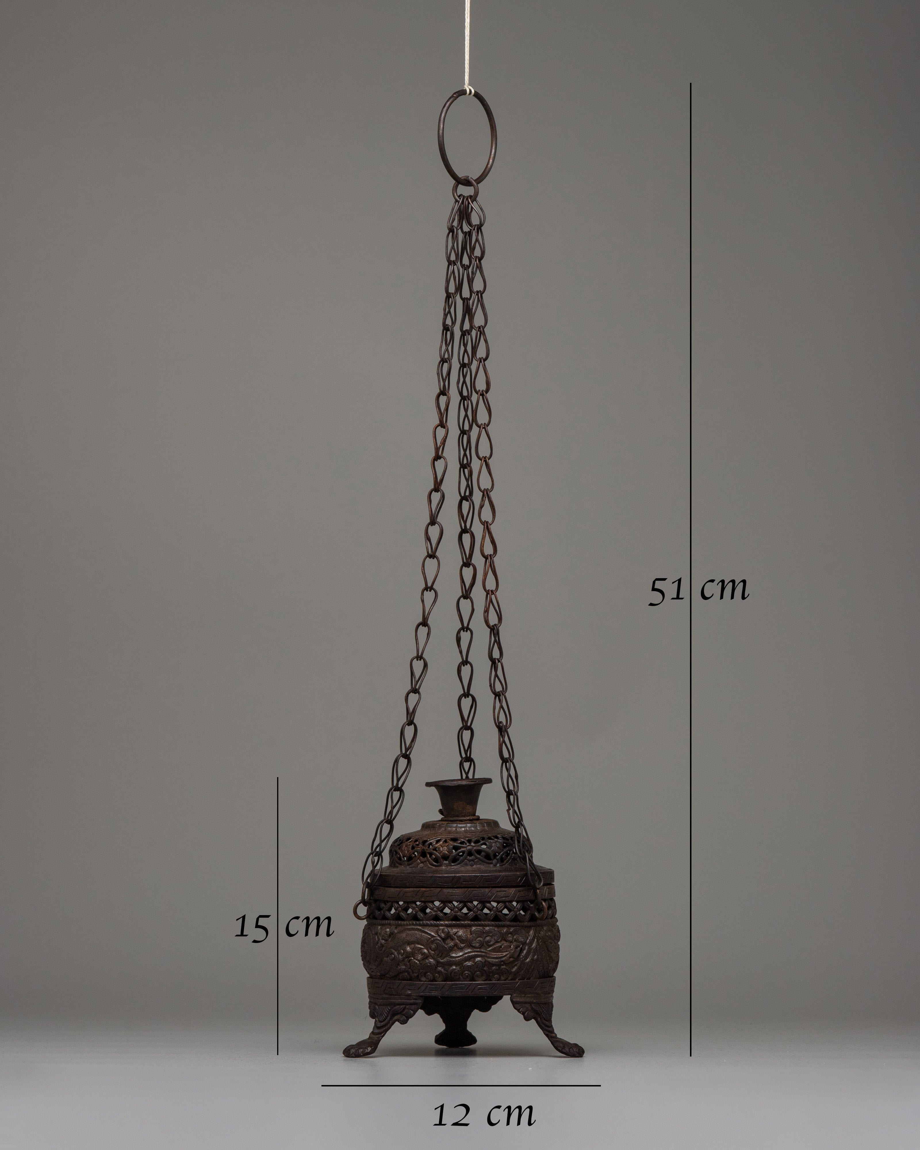 Tibetan Hanging Incense Burner | Elevating Spiritual Practices with Fragrant Offerings