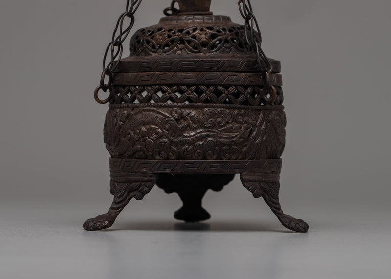 Tibetan Hanging Incense Burner | Elevating Spiritual Practices with Fragrant Offerings