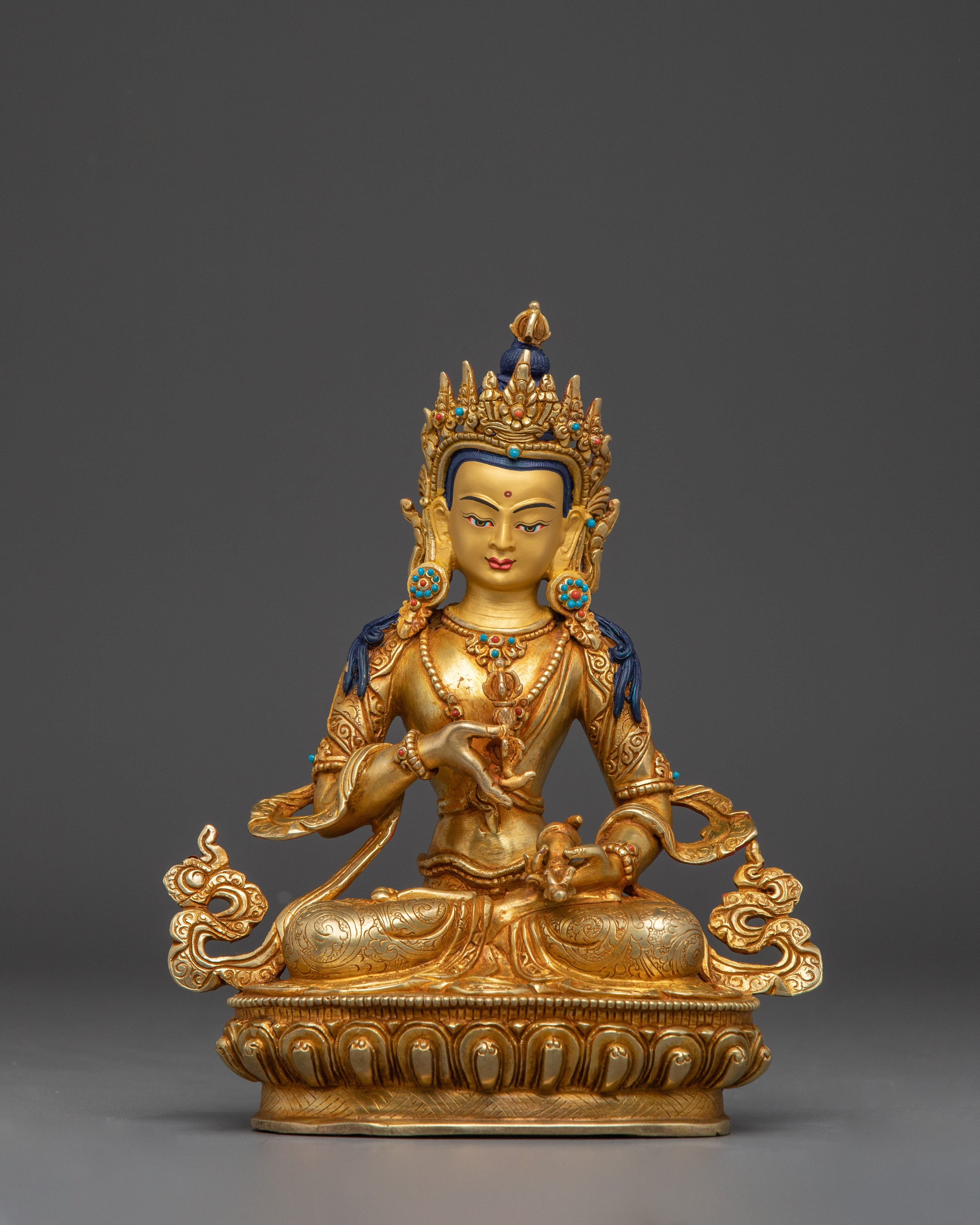 24K Gold Gilded Vajrasattva statue
