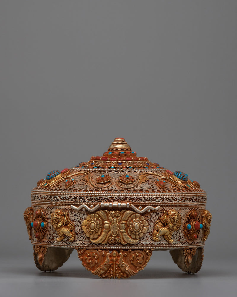 Copper Jewellery Box | Sacred Sanctuary Altar for Decoration