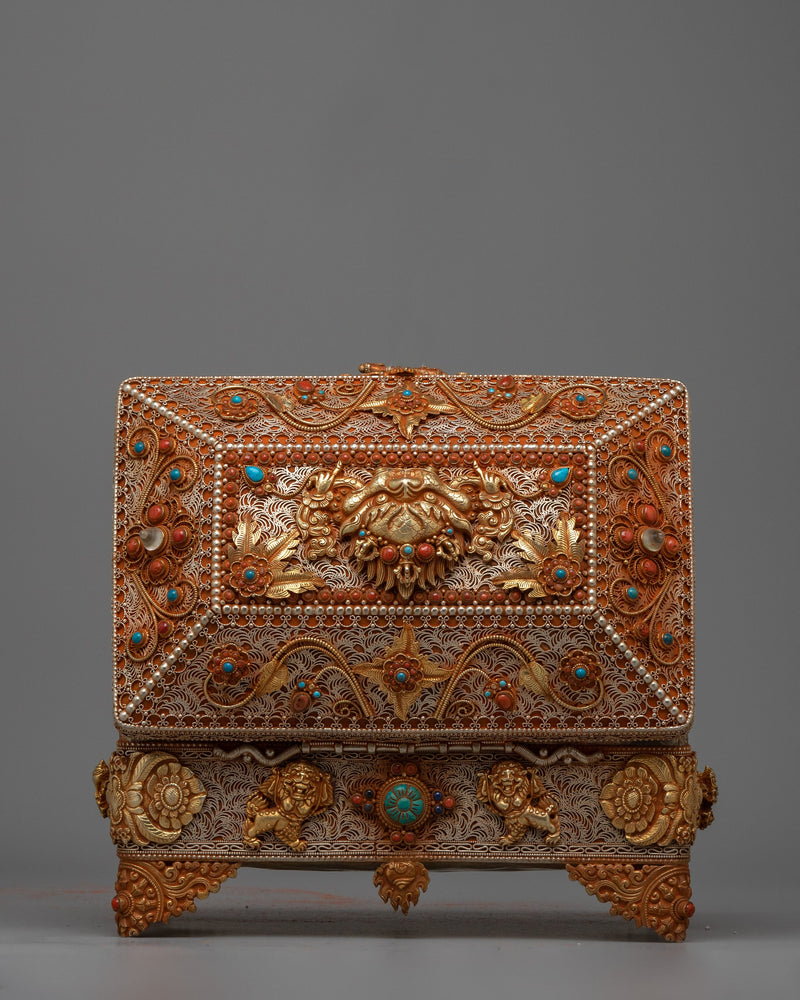 Buddhist Jewelry Box | Himalayan Souvenir Art