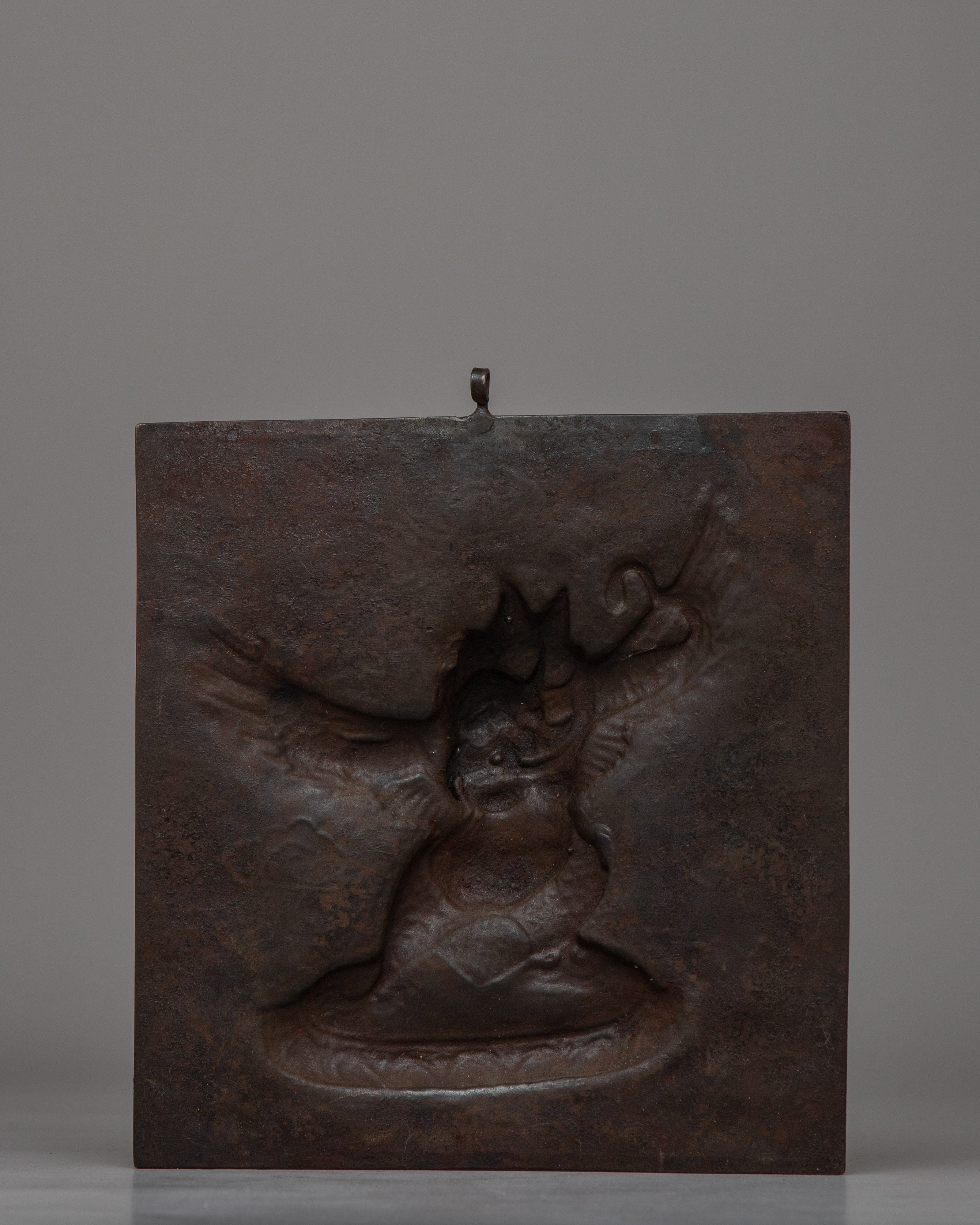 Garuda Iron Wall Hanging | Mythological Bird Himalayan Art