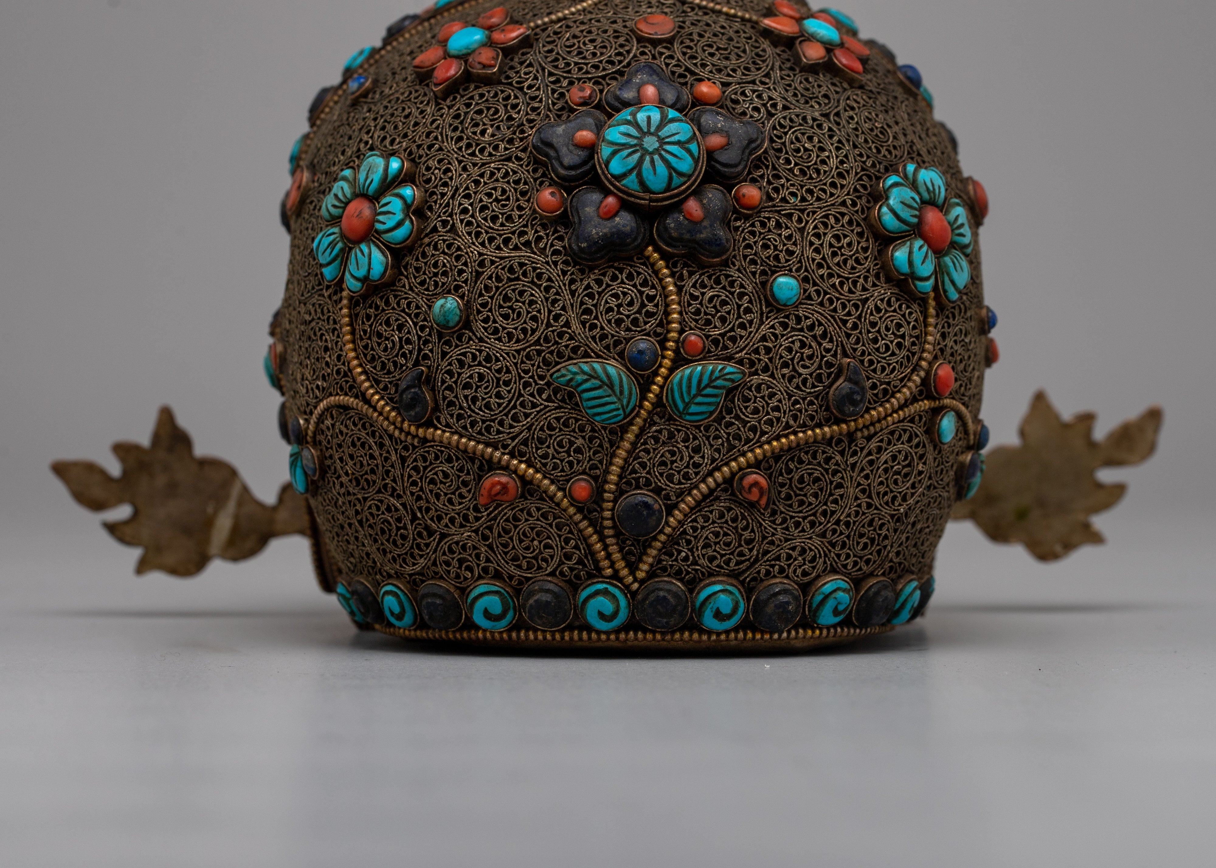 Copper Skull Statue | Detailed and Handcrafted Art Piece