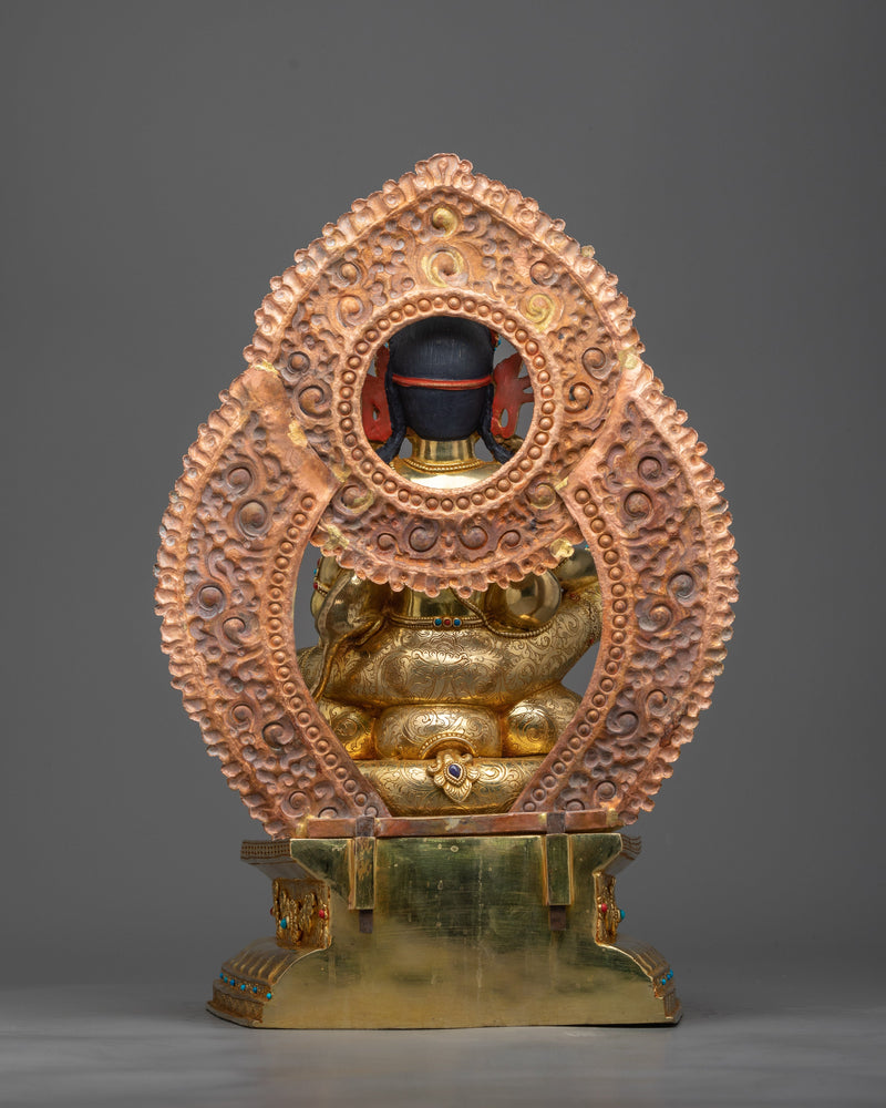 Dzambhala on Shrine Statue | Abundance and Prosperity