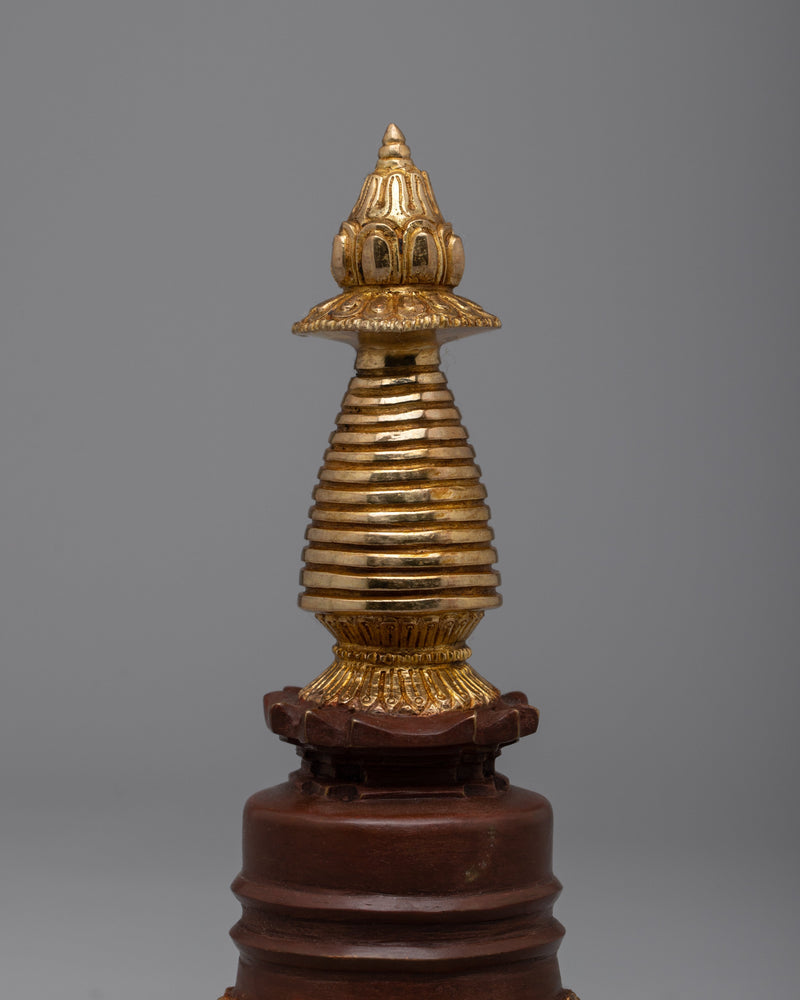 Traditional Stupa Statue | Perfect Buddhist Shrine for Enhancing Your Spiritual Practices