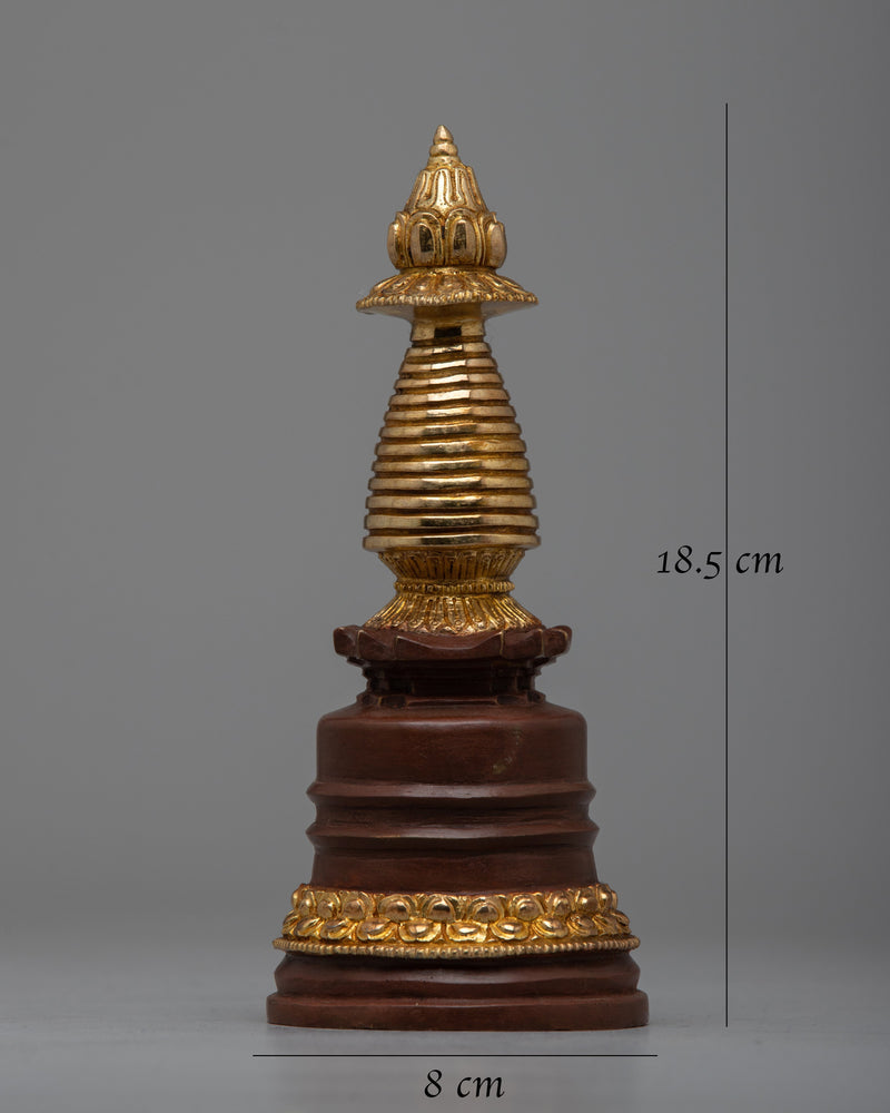 Traditional Stupa Statue | Perfect Buddhist Shrine for Enhancing Your Spiritual Practices