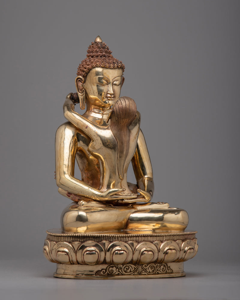 Samantabhadra Consort Statue | Buddhist Deity Couple for Spiritual and Decorative Use