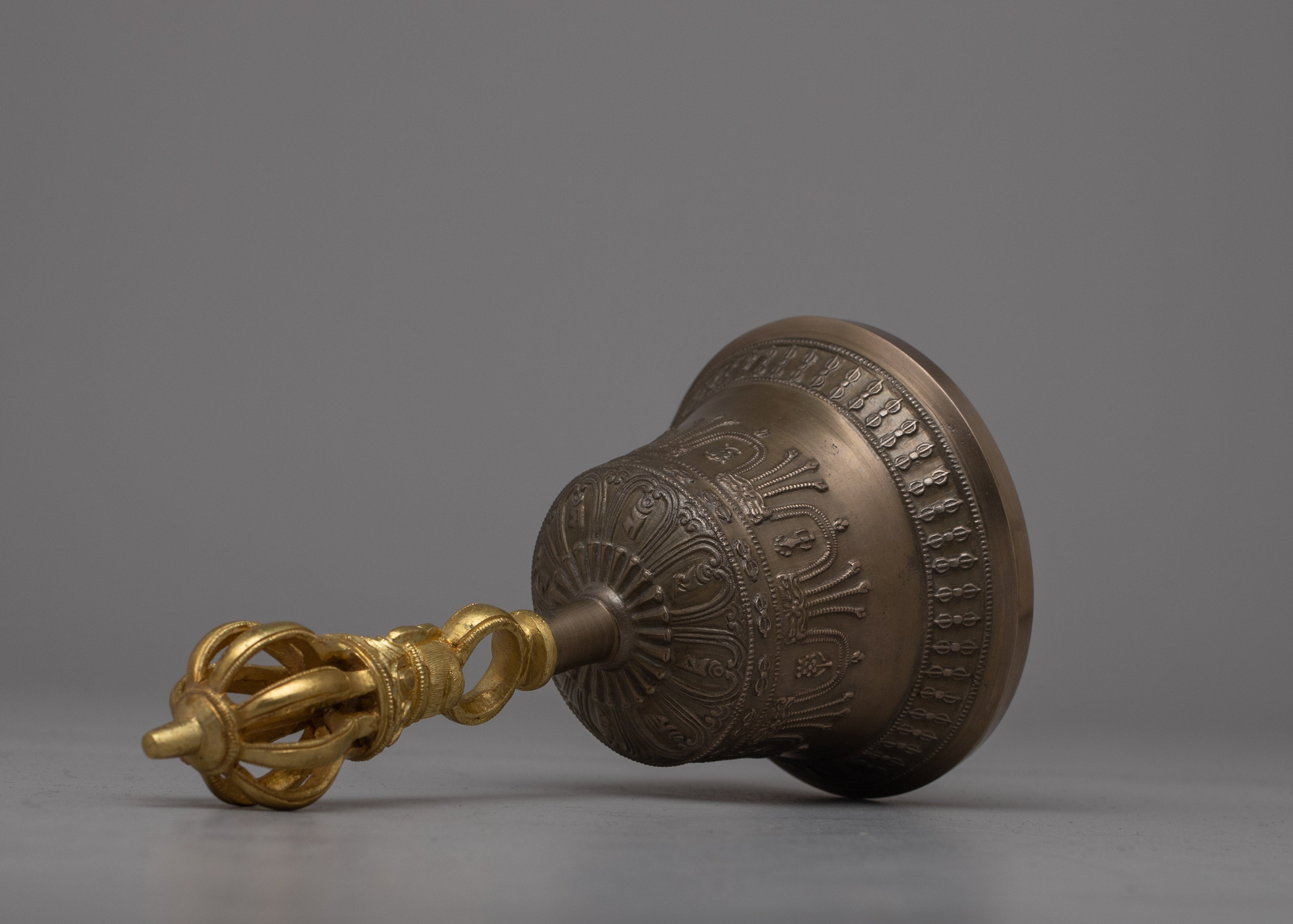 Vajra Handle Bell Set | Decorative Enhancements for Altar Spaces