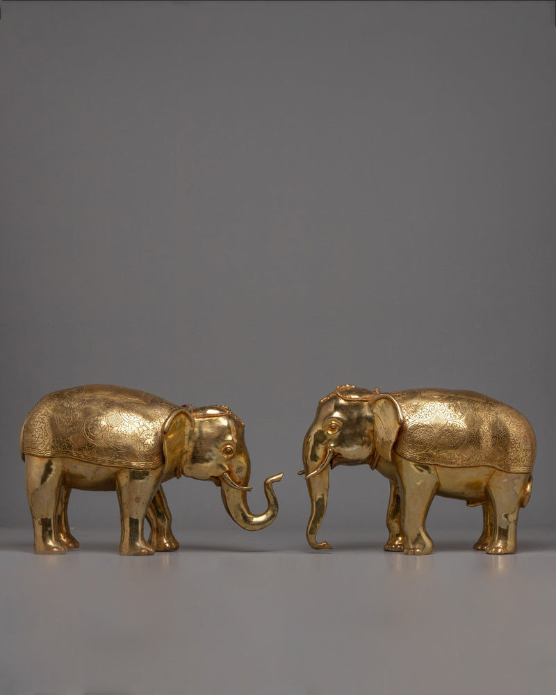 Elephant Decor Statue Set | Infuse Your Home with the Allure of the Wild