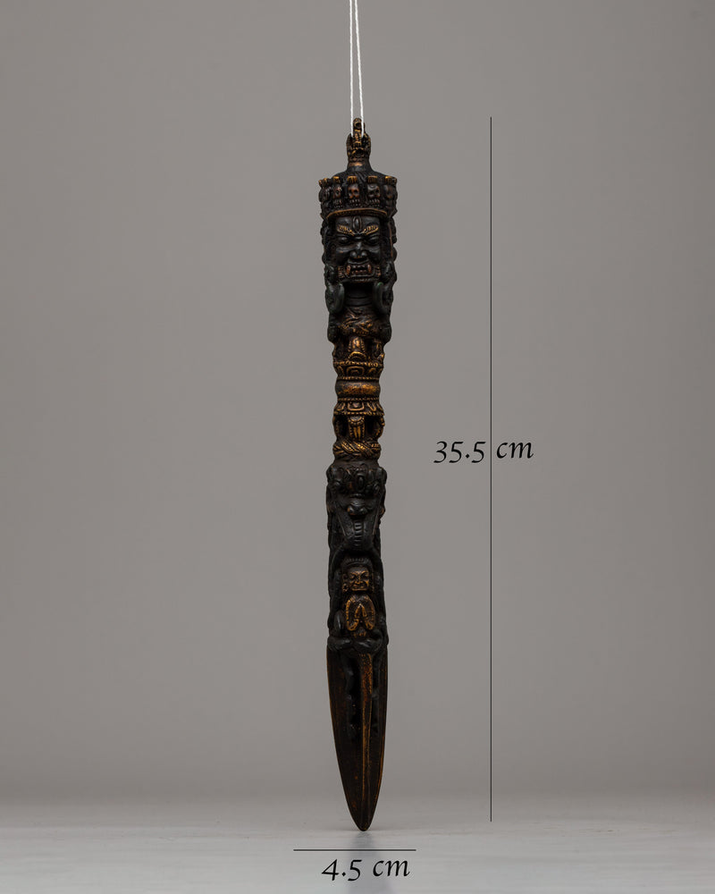 Resin Phurba Dagger | Buddhist Ritual Dagger for Meditation & Ceremonies