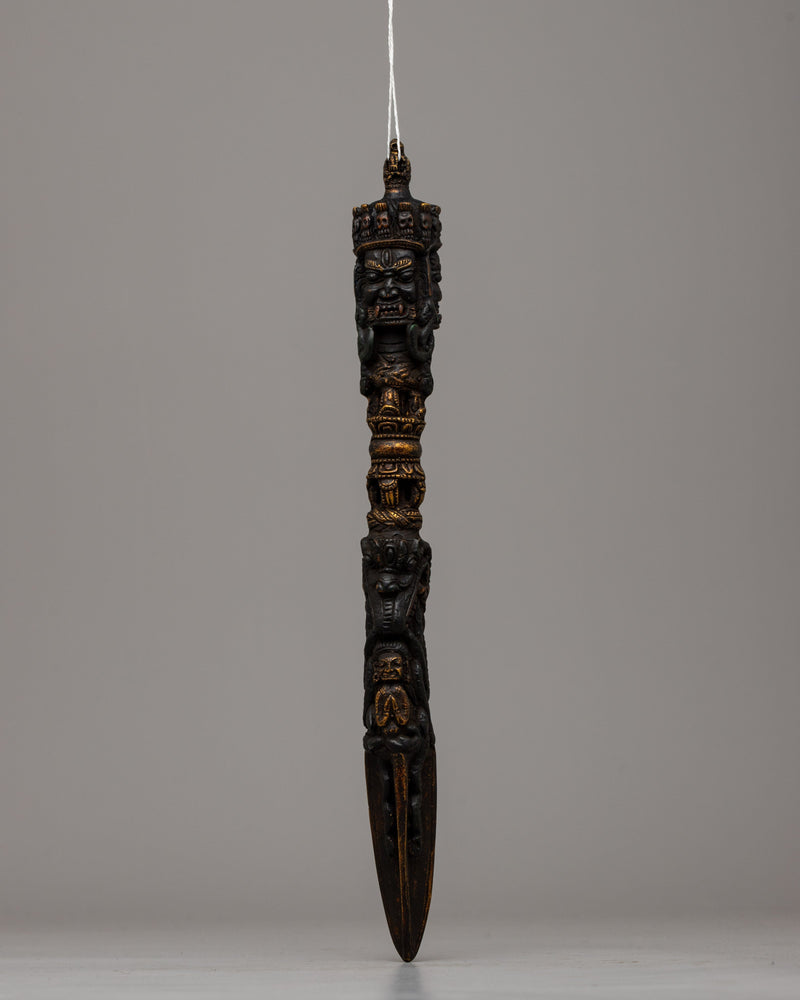 Resin Phurba Dagger | Buddhist Ritual Dagger for Meditation & Ceremonies