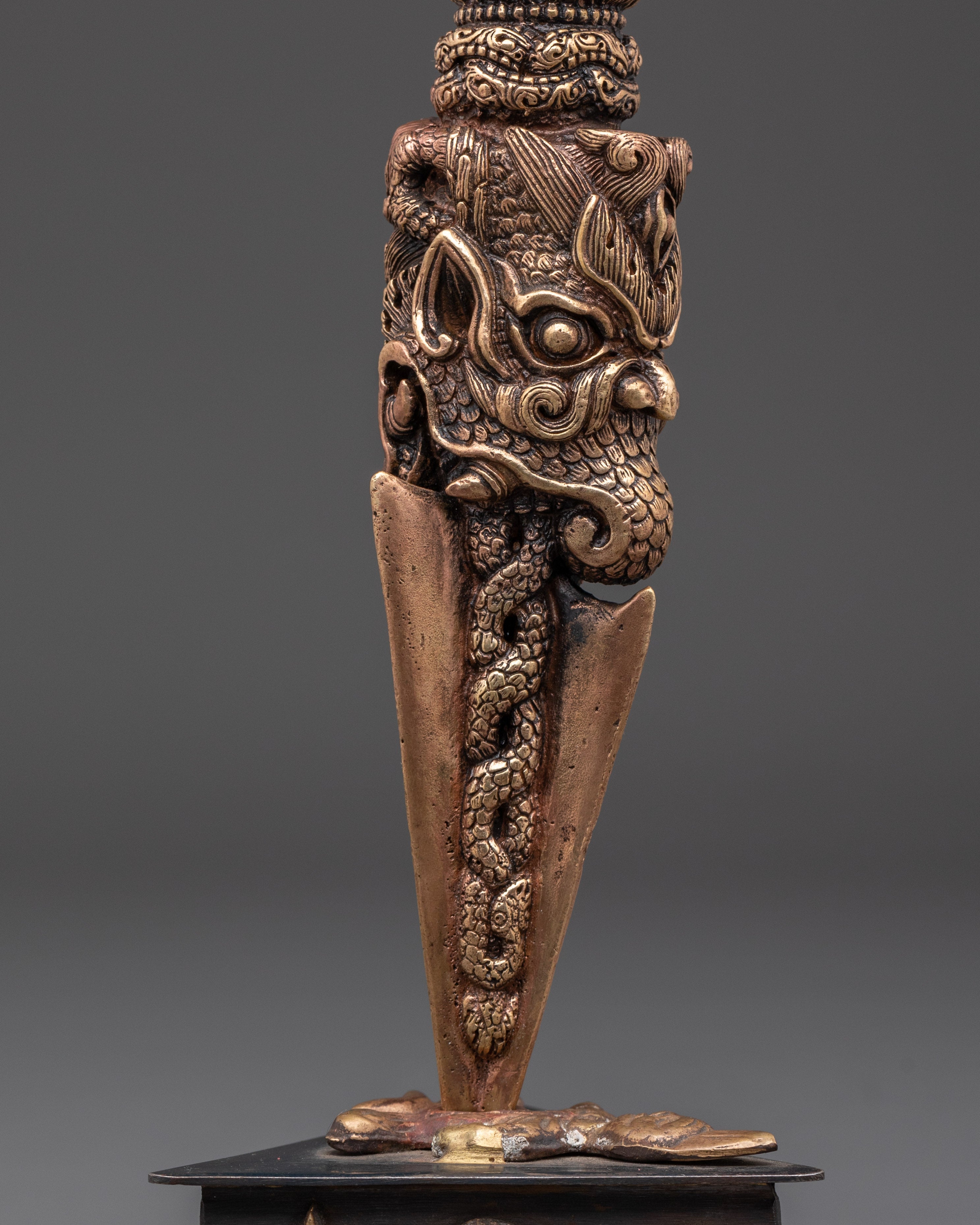 Handcrafted Himalayan Tibetan Phurba Dagger | Tantric Ritual and Spiritual Protection