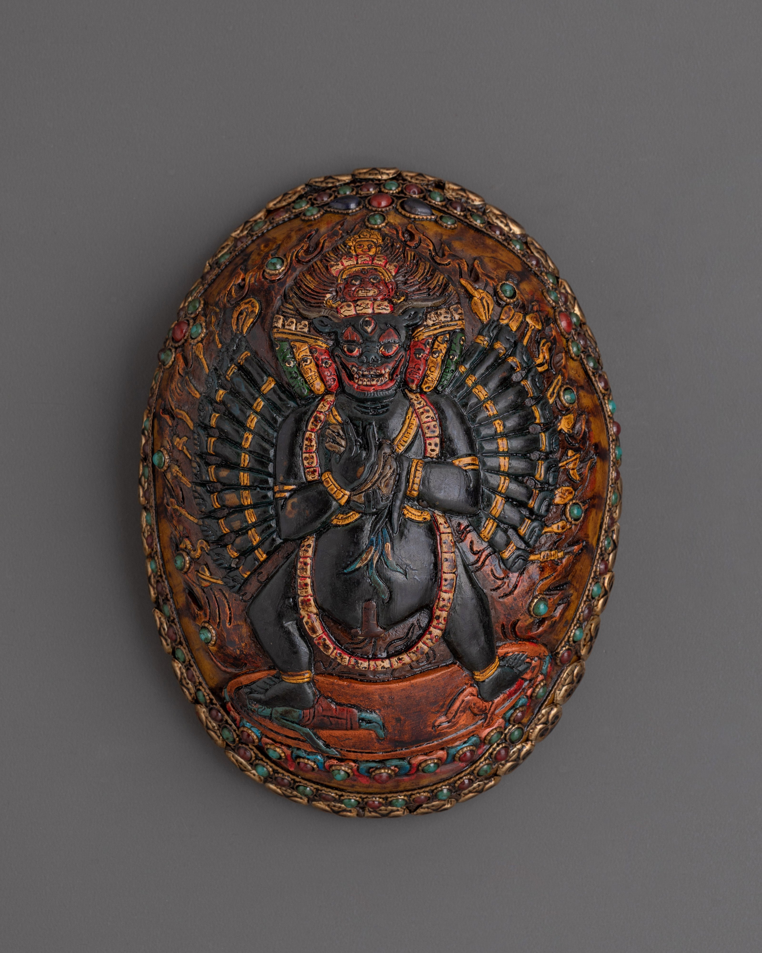 Buddhist Kapala Skull Cup | Tantric Ritual Offering Bowl