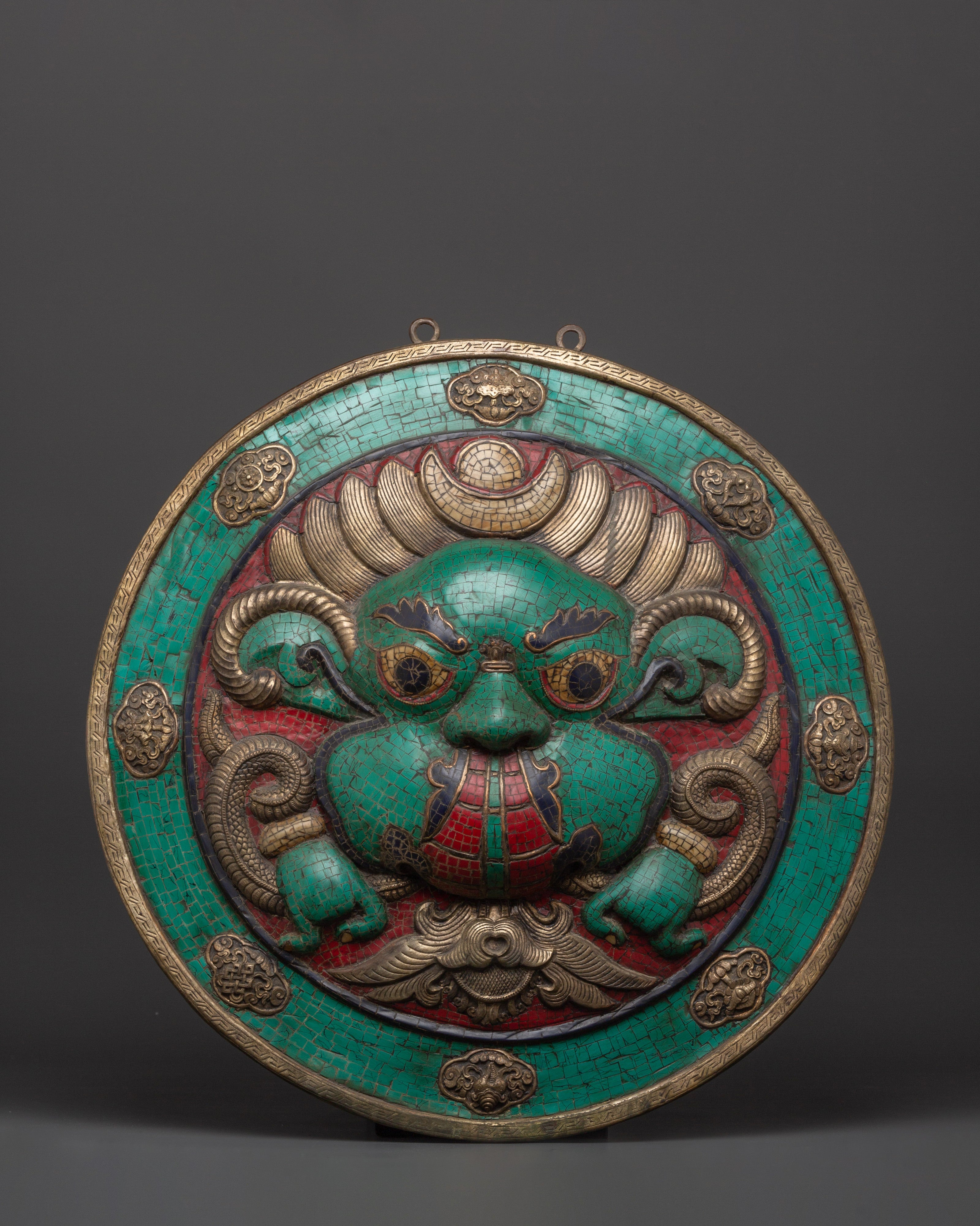Tibetan wall hanging with Turquoise 
