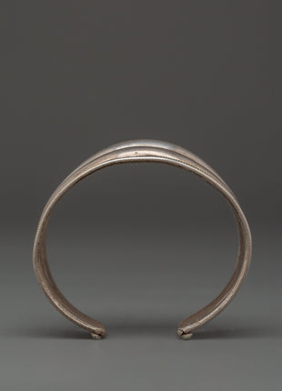 Sterling Silver Tibetan Cuff Bracelet | Handmade Himalayan Jewelry