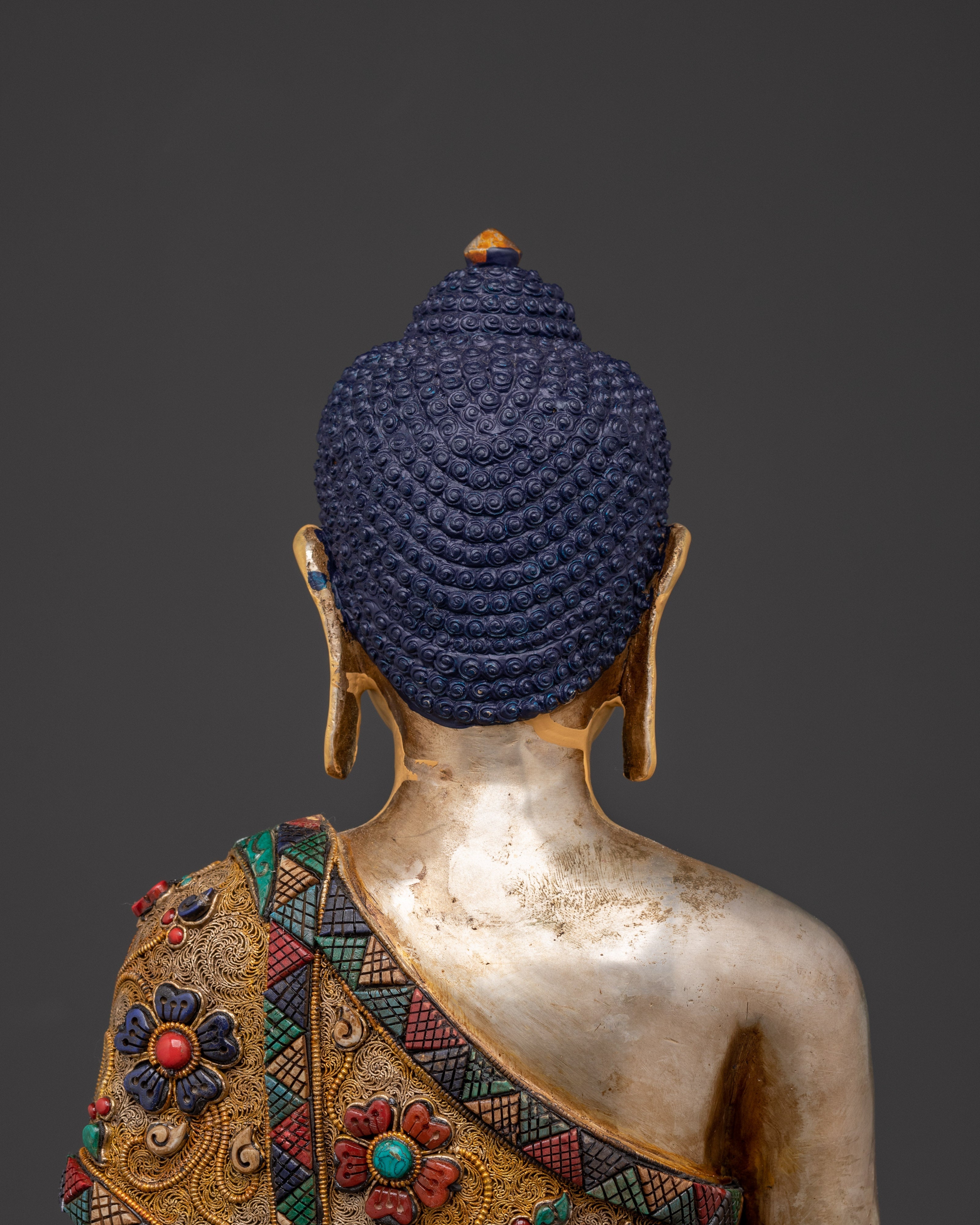 Peaceful Medicine Buddha Sculpture | Precious Work of Art