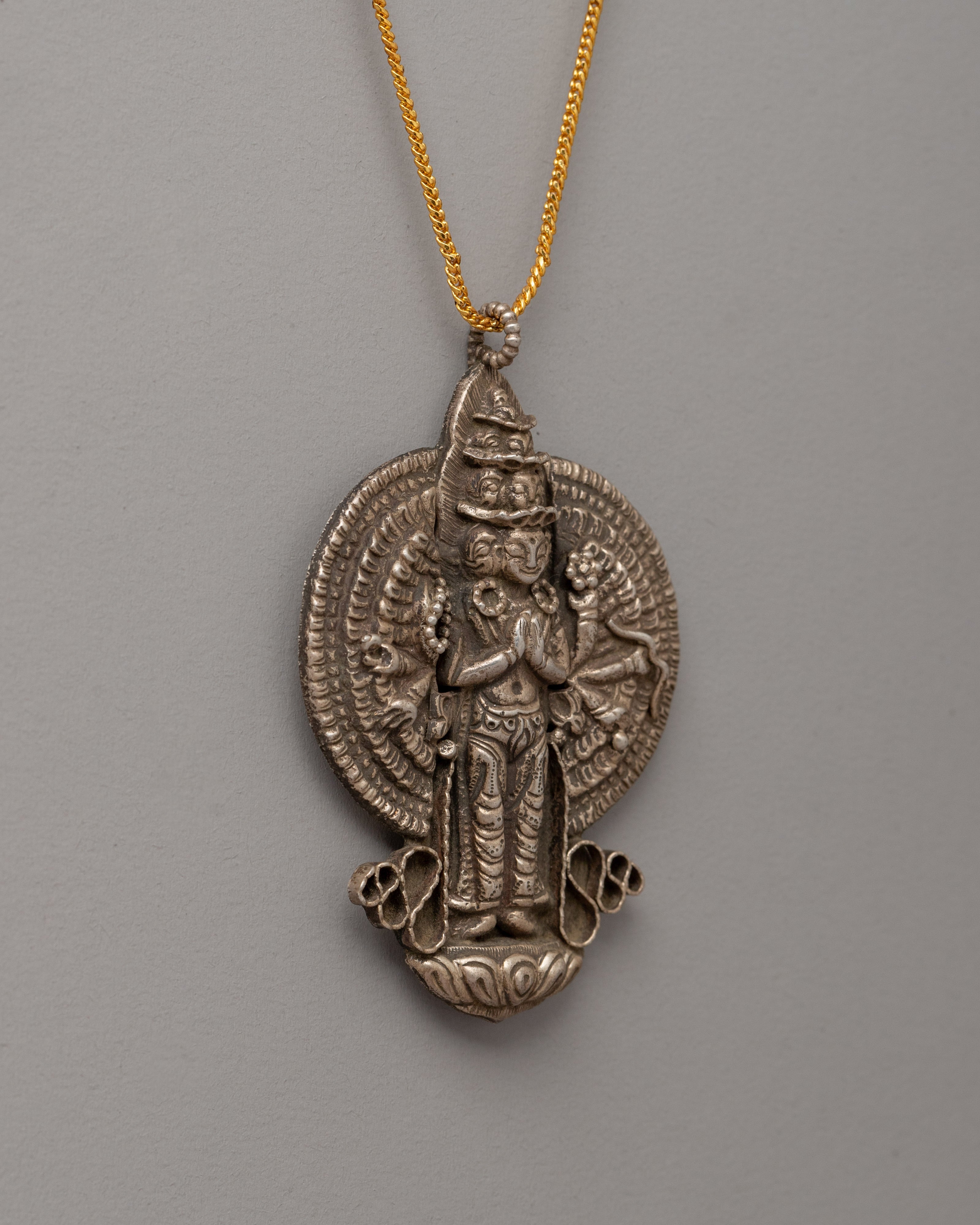 1000 Armed Avalokiteshvara Locket | Symbol of Compassion and Protection