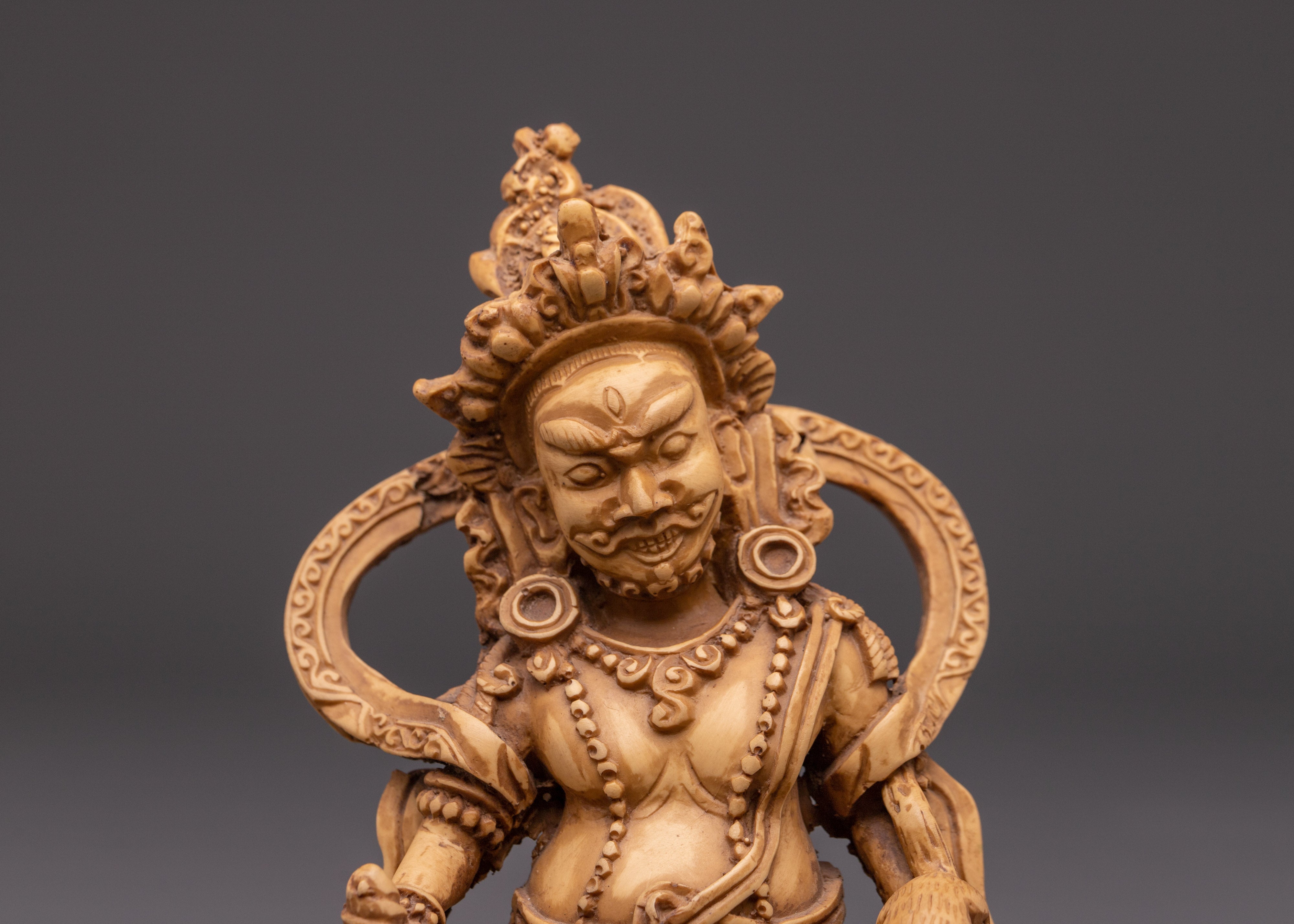 Dzambhala God of Prosperity Sculpture | Symbol of Wealth and Compassion