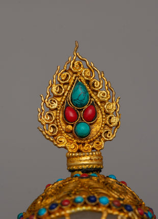 Handcrafted Buddhist Skull Head | Perfect Spiritual Decor Piece