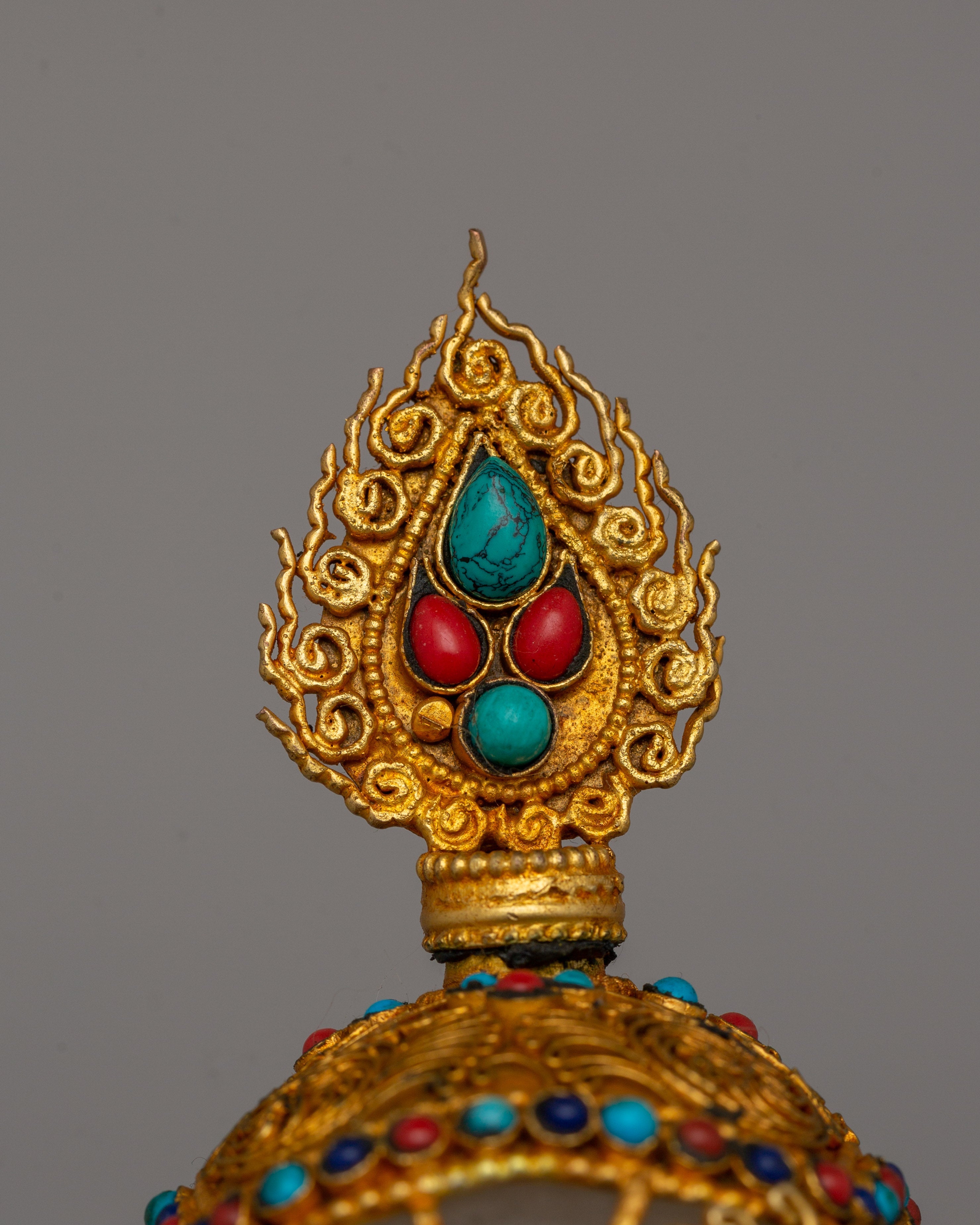 Handcrafted Buddhist Skull Head | Perfect Spiritual Decor Piece