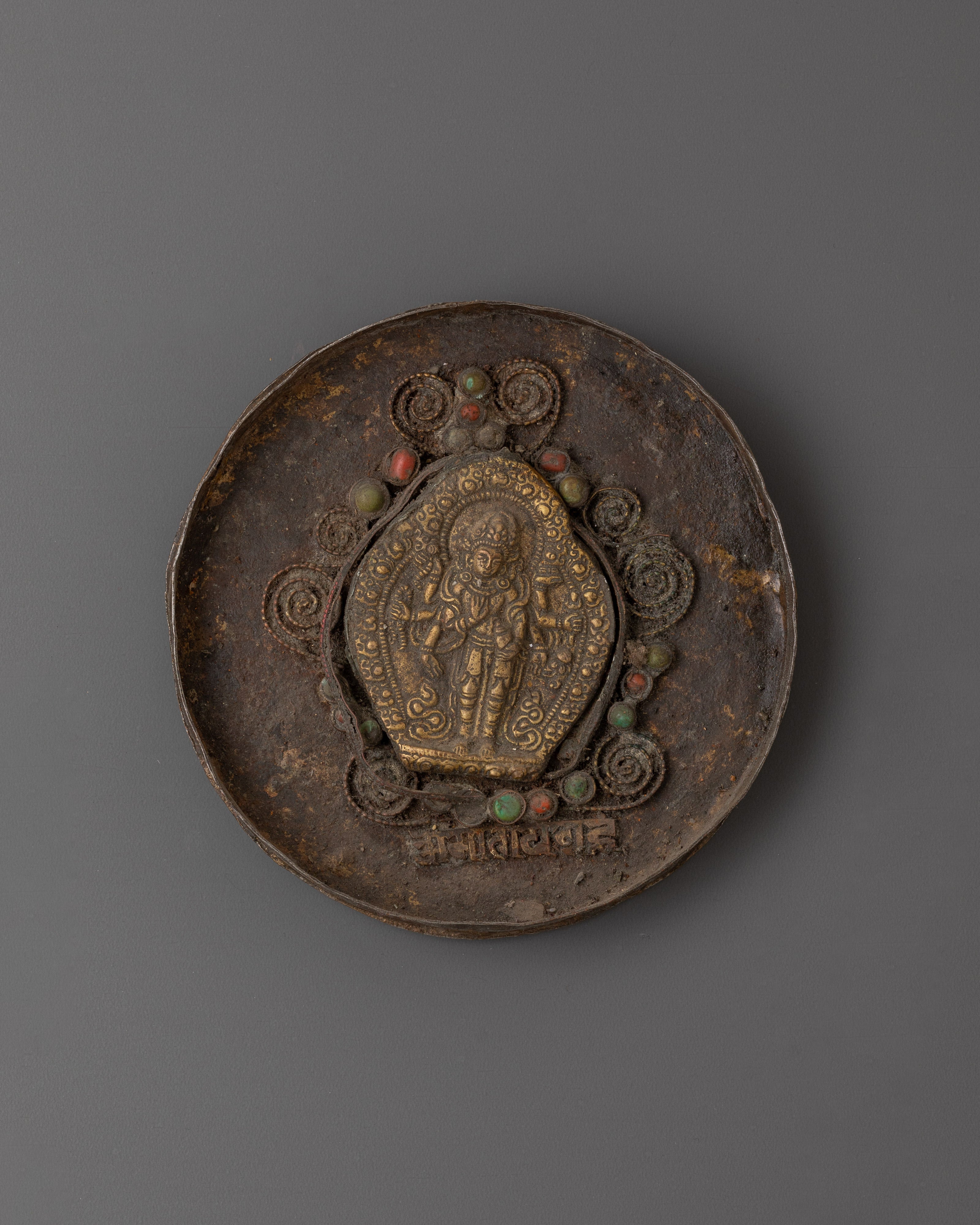 Silver and Brass Ghau Box | Lokeshwor Prayer Box