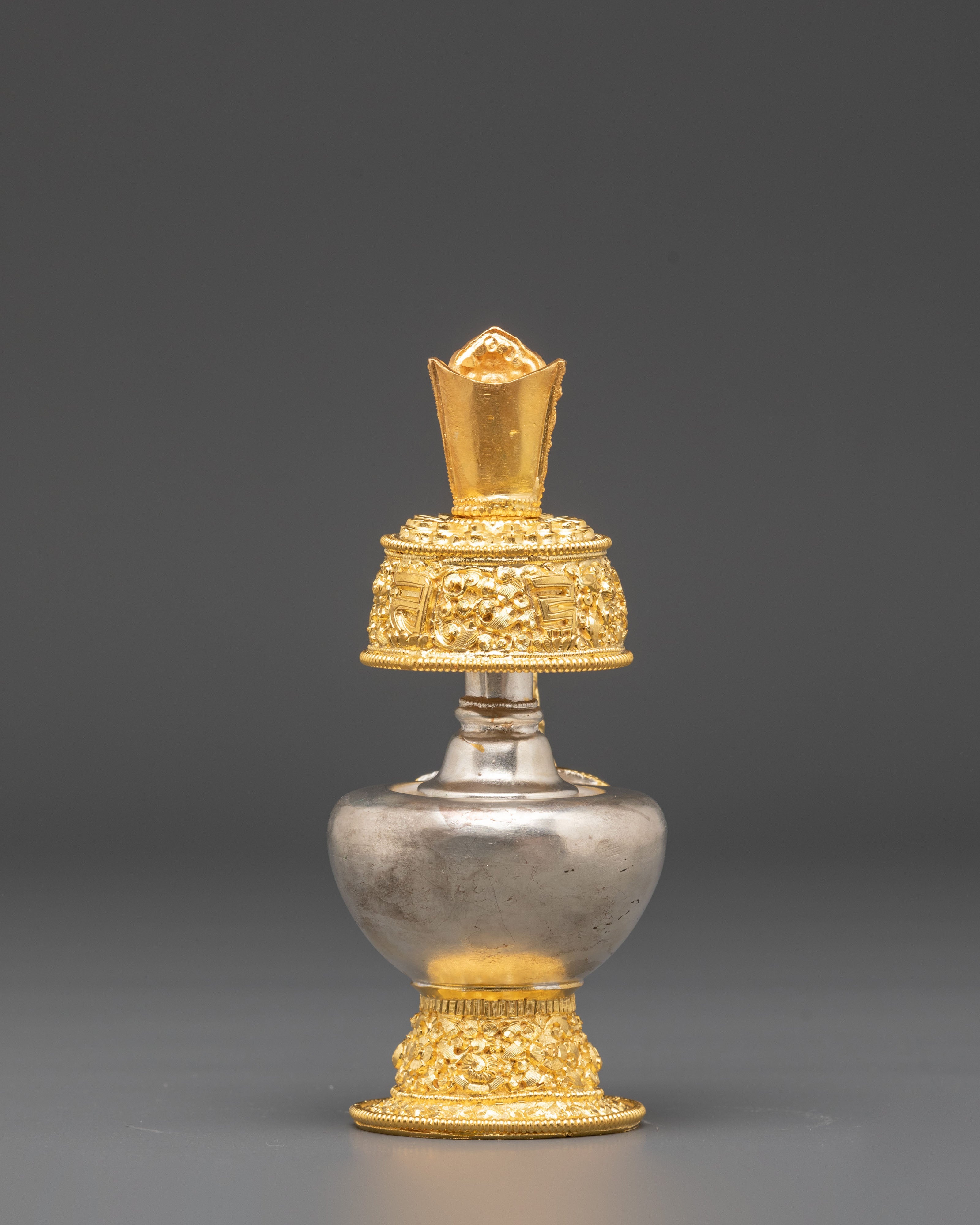 Himalayan Bhumba Pair | Tibetan Buddhist Water Offering Vases