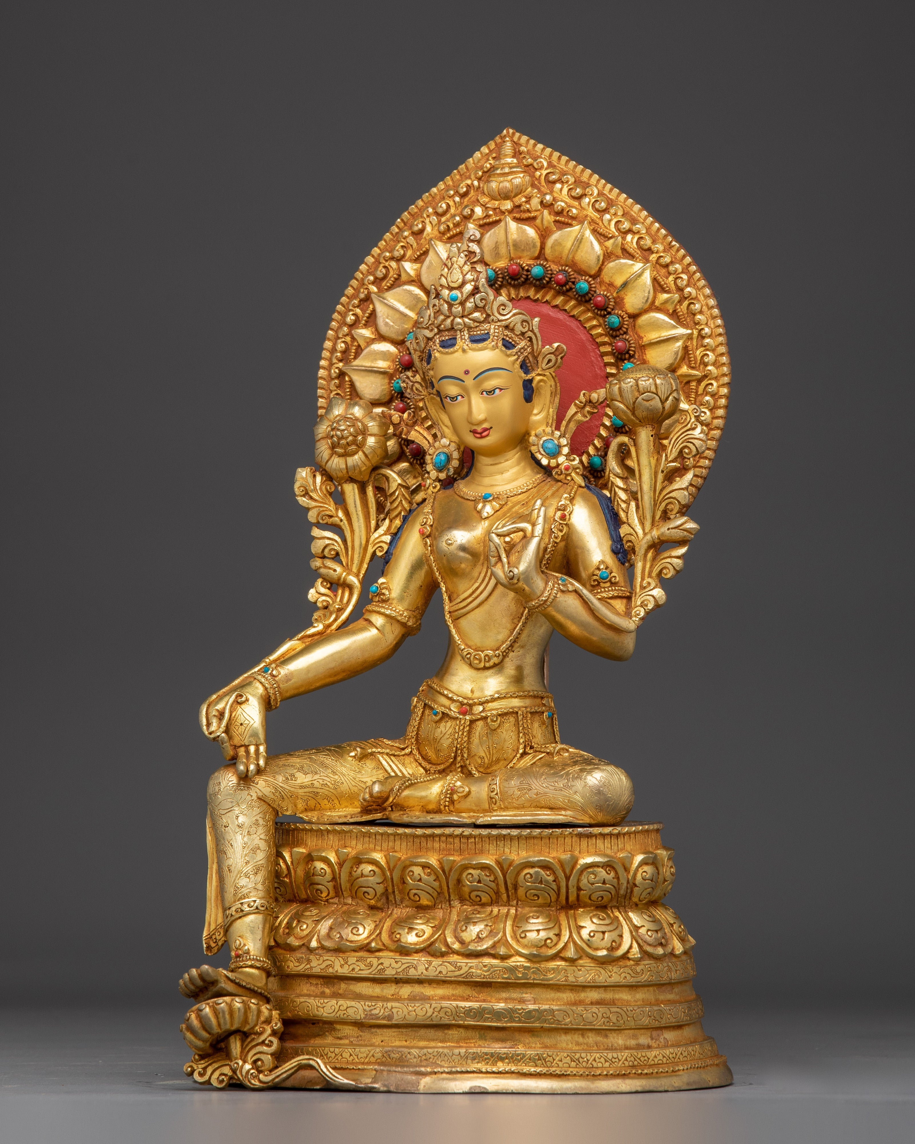 Sacred Feminine Energy of Green Tara Art | Compassionate Goddess