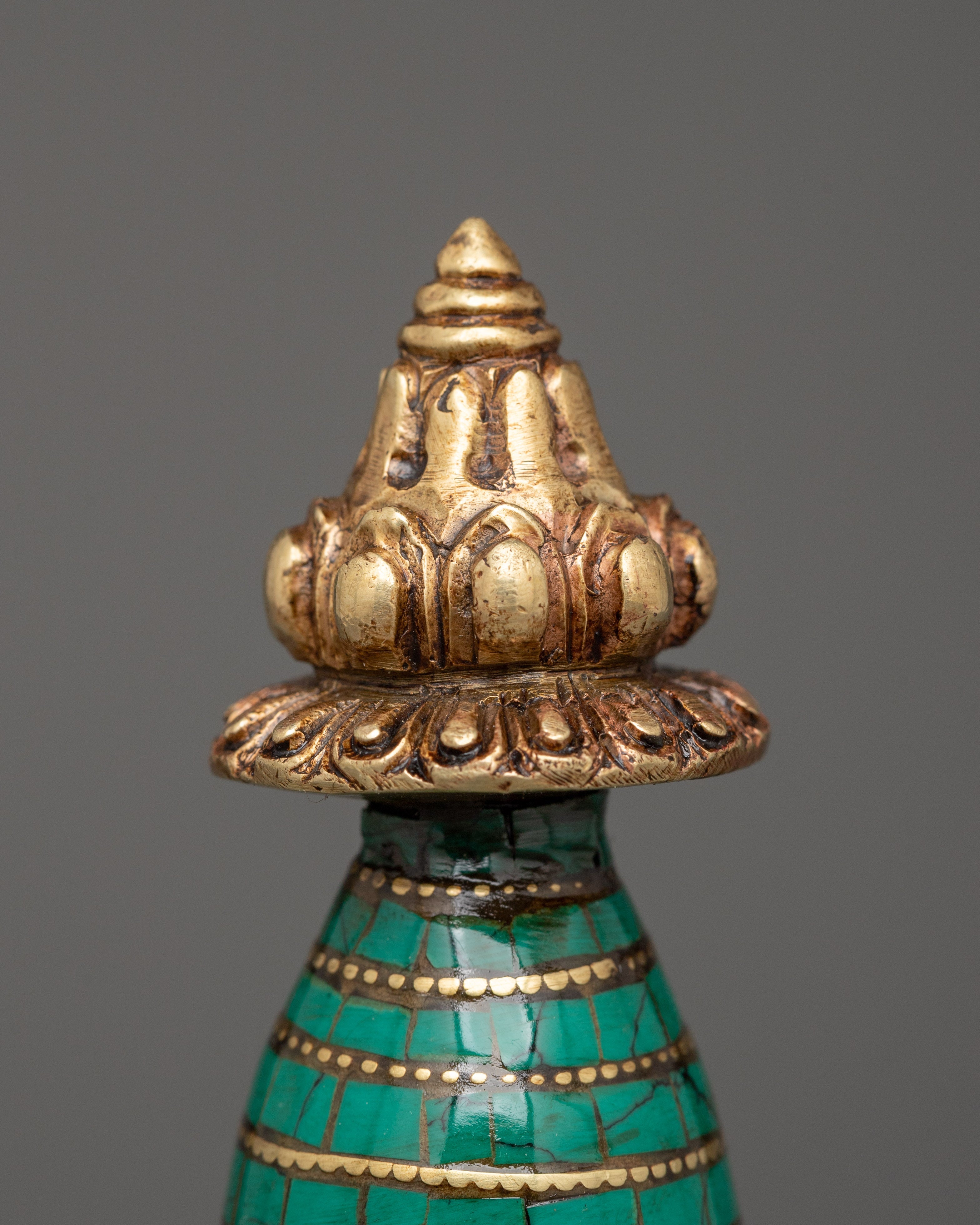 Copper Stupa for Dharma | Religious Decor